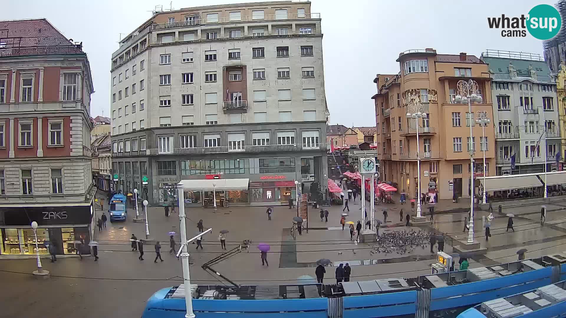 Zagreb live cam Bana Jelačića