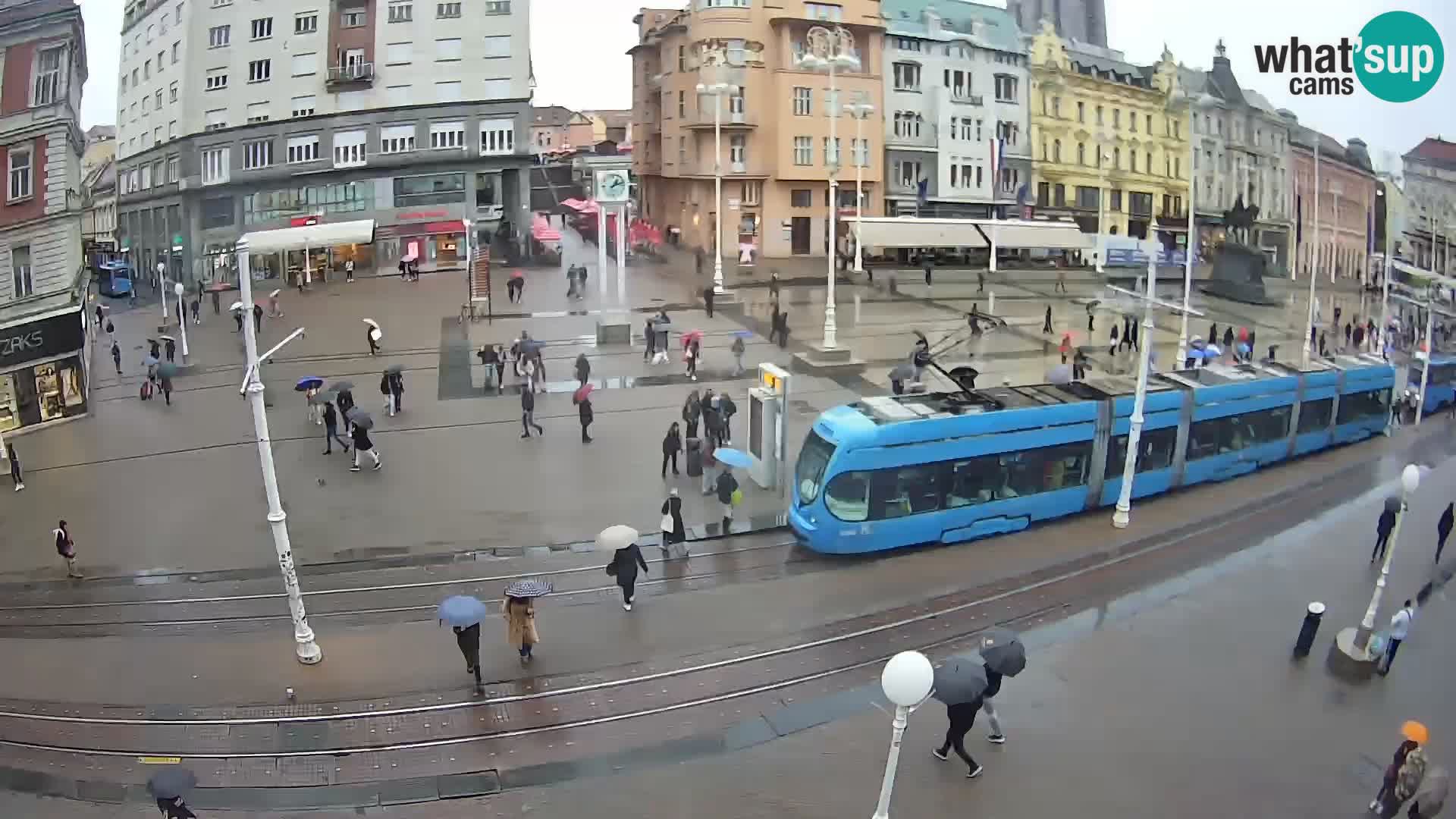 Zagreb live cam Bana Jelačića