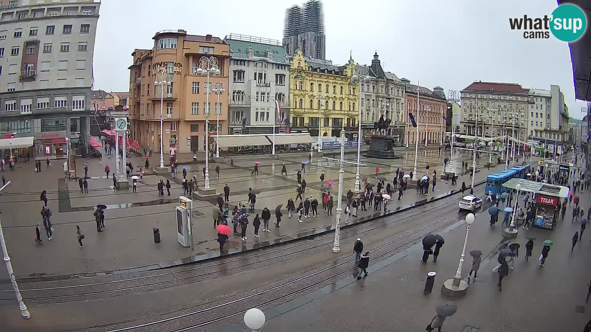 Zagreb live cam Bana Jelačića