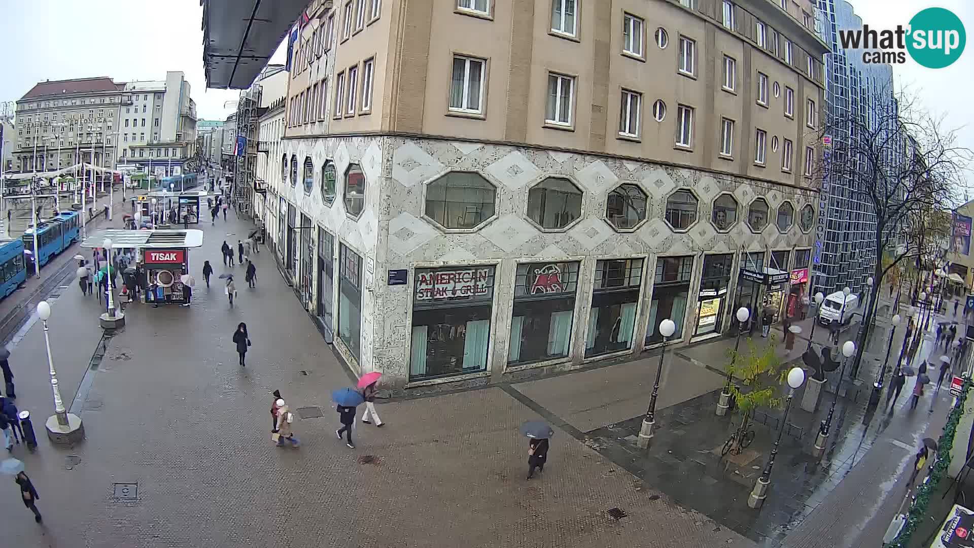 Zagreb webcam Ban Jelacica Platz | Kroatien