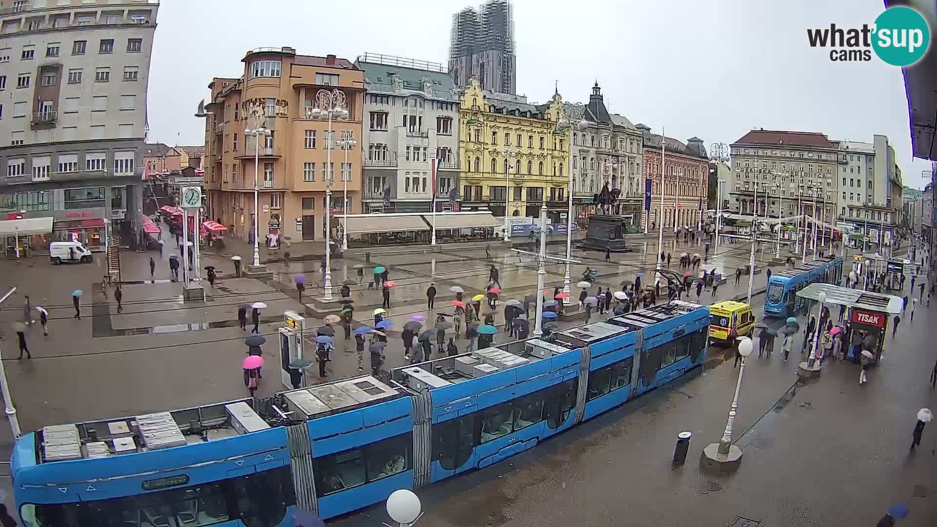 Zagabria – piazza Ban Jelačić