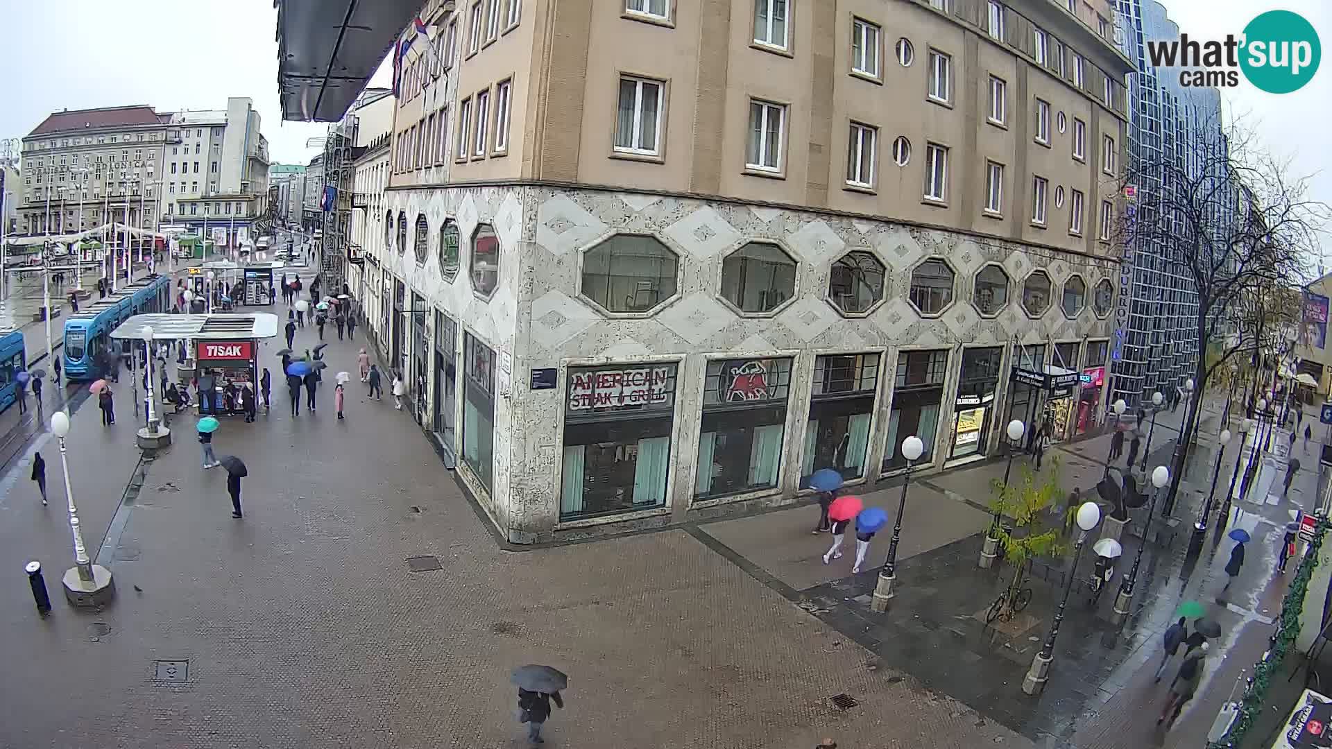 Zagreb live cam Bana Jelačića