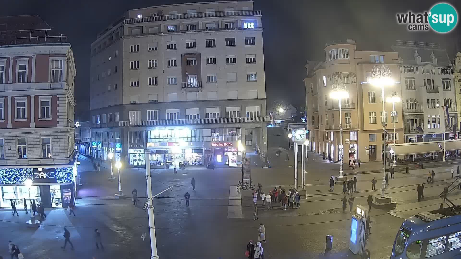 Zagreb live cam Bana Jelačića