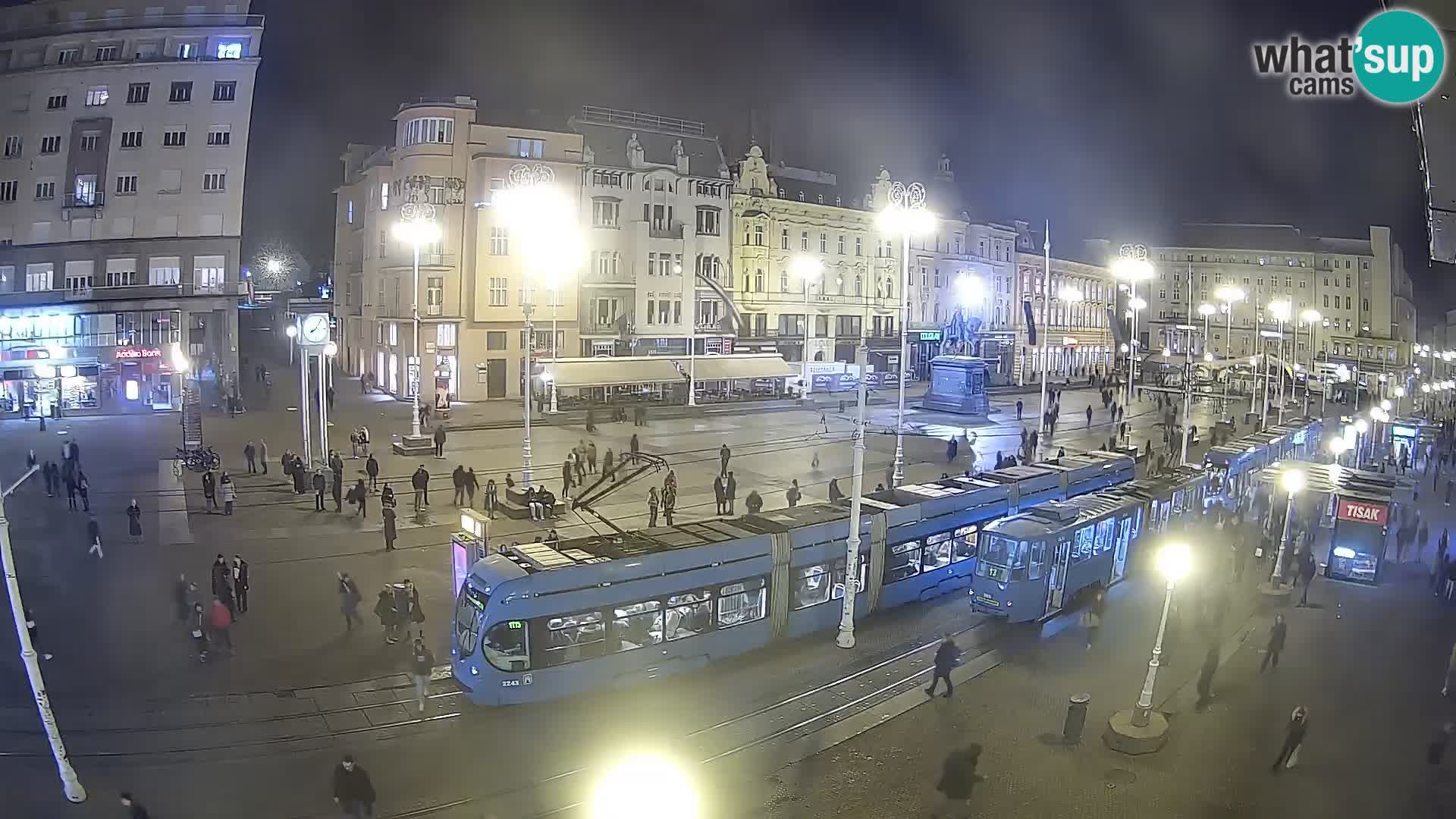 Webcam Zagabria Ban Jelacic piazza | Croazia