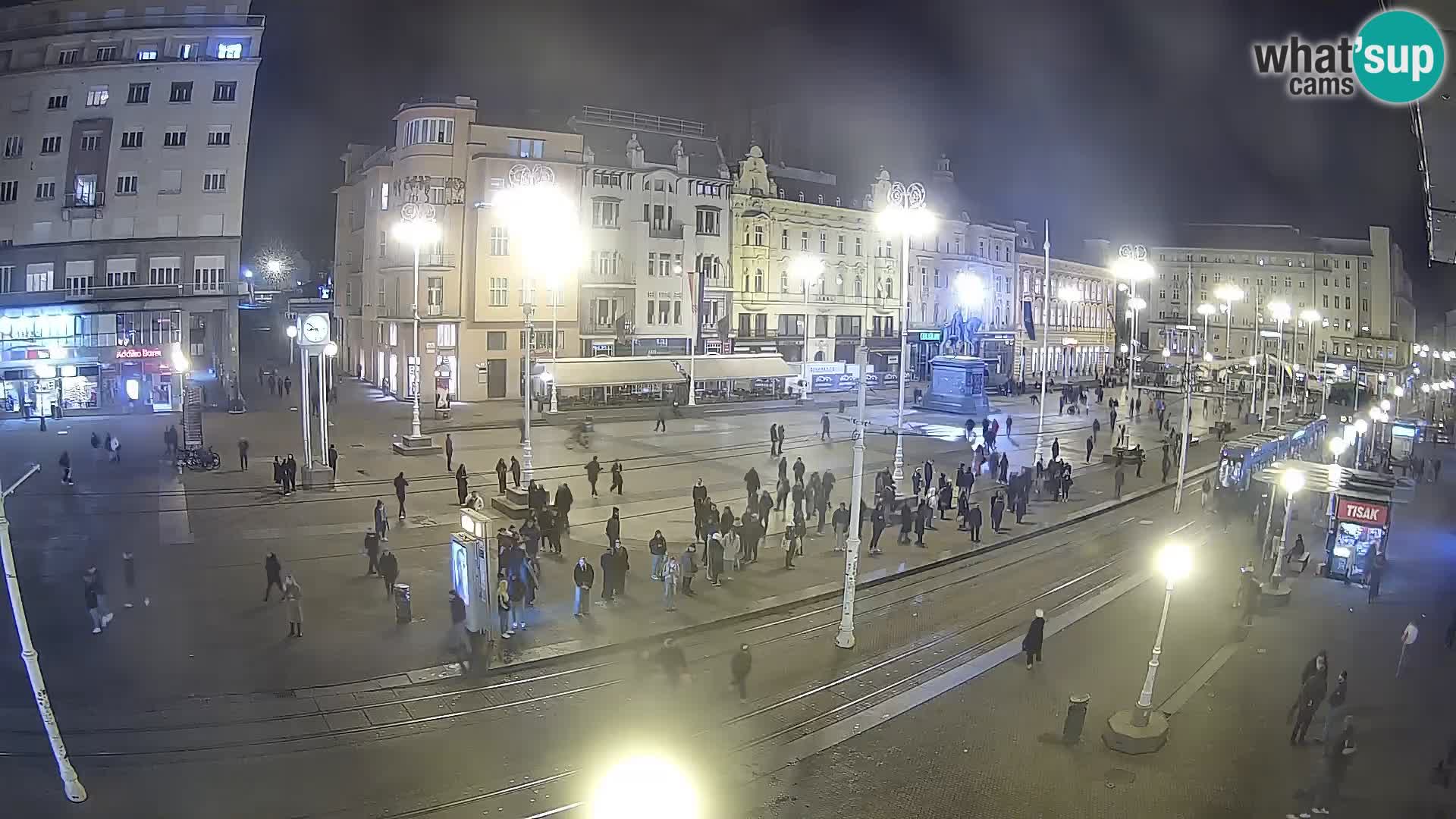 Webcam Zagabria Ban Jelacic piazza | Croazia