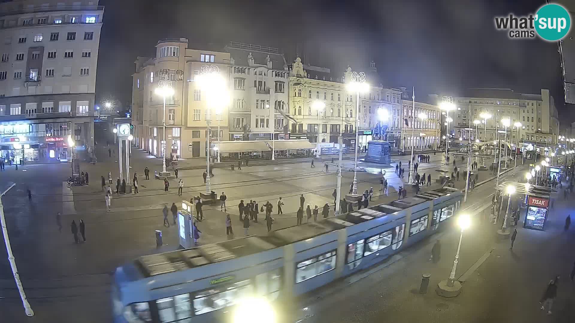 Webcam Zagabria Ban Jelacic piazza | Croazia