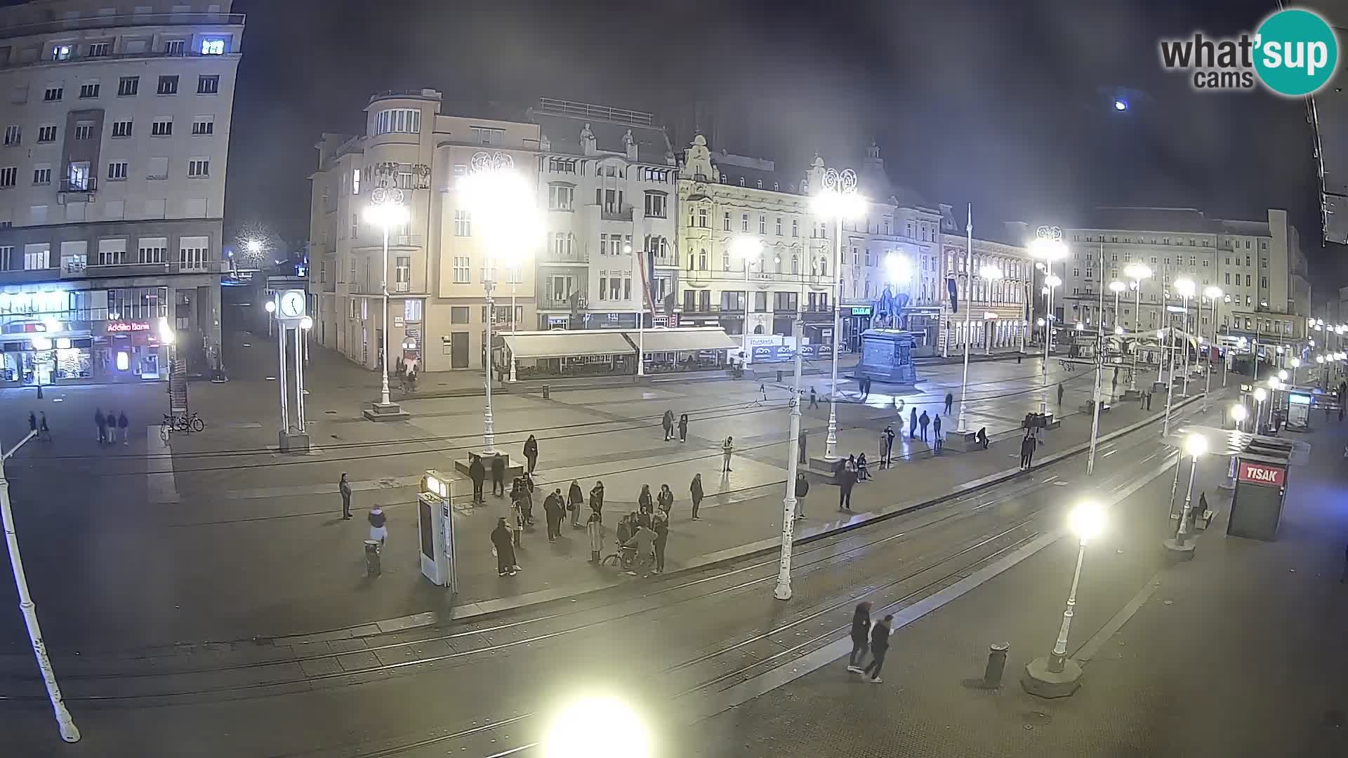 Webcam Zagabria Ban Jelacic piazza | Croazia