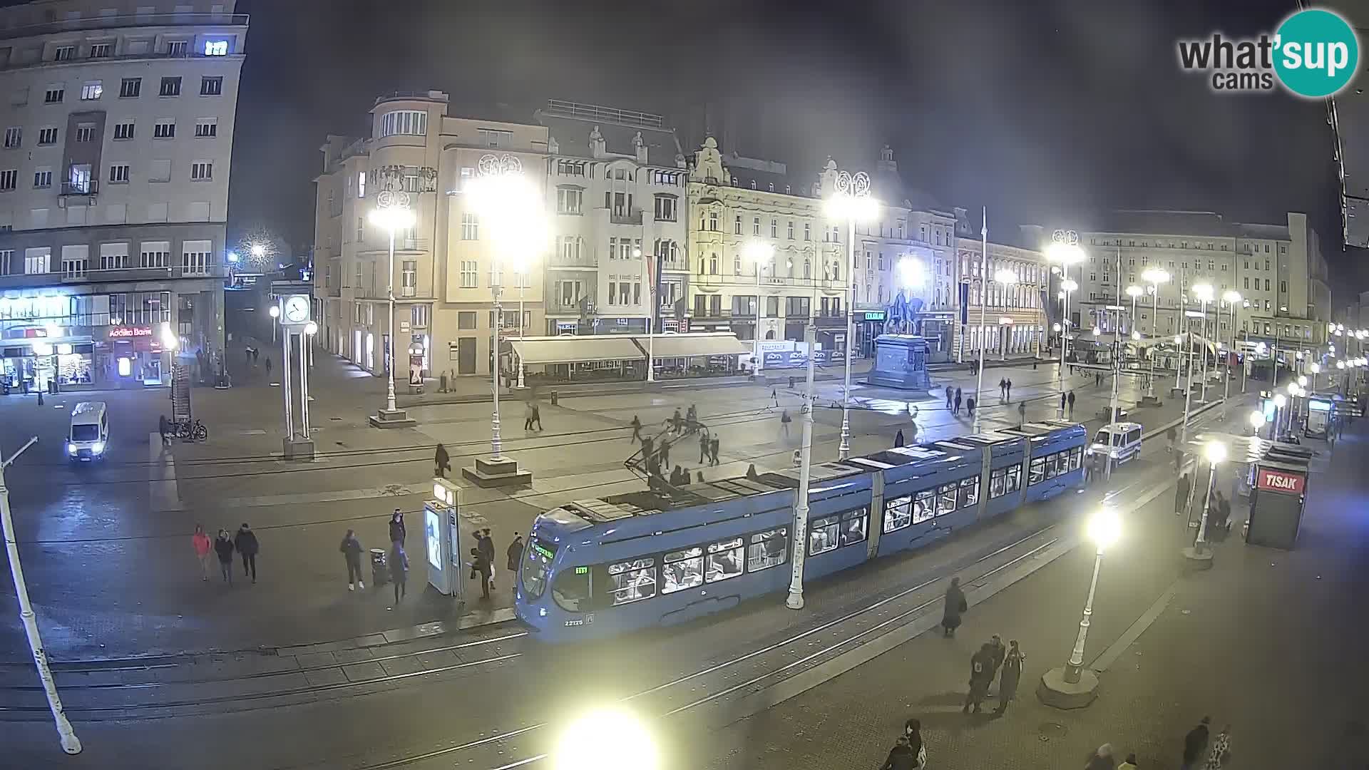 Webcam Zagabria Ban Jelacic piazza | Croazia