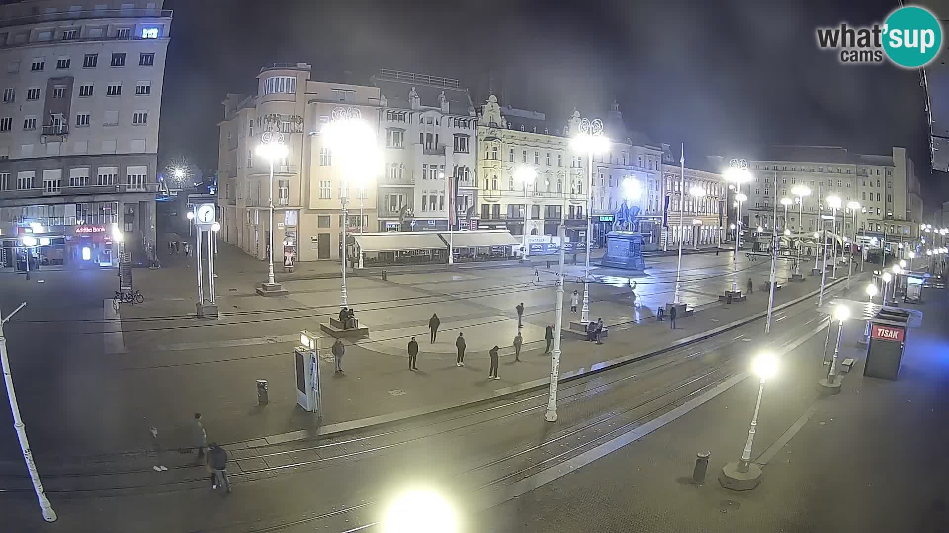 Webcam Zagabria Ban Jelacic piazza | Croazia