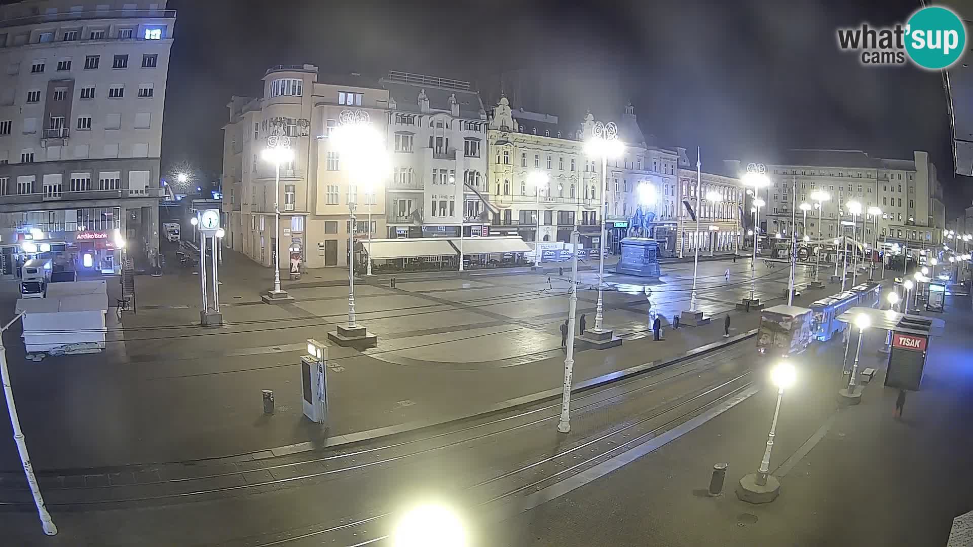 Zagreb webcam Ban Jelacica Platz | Kroatien