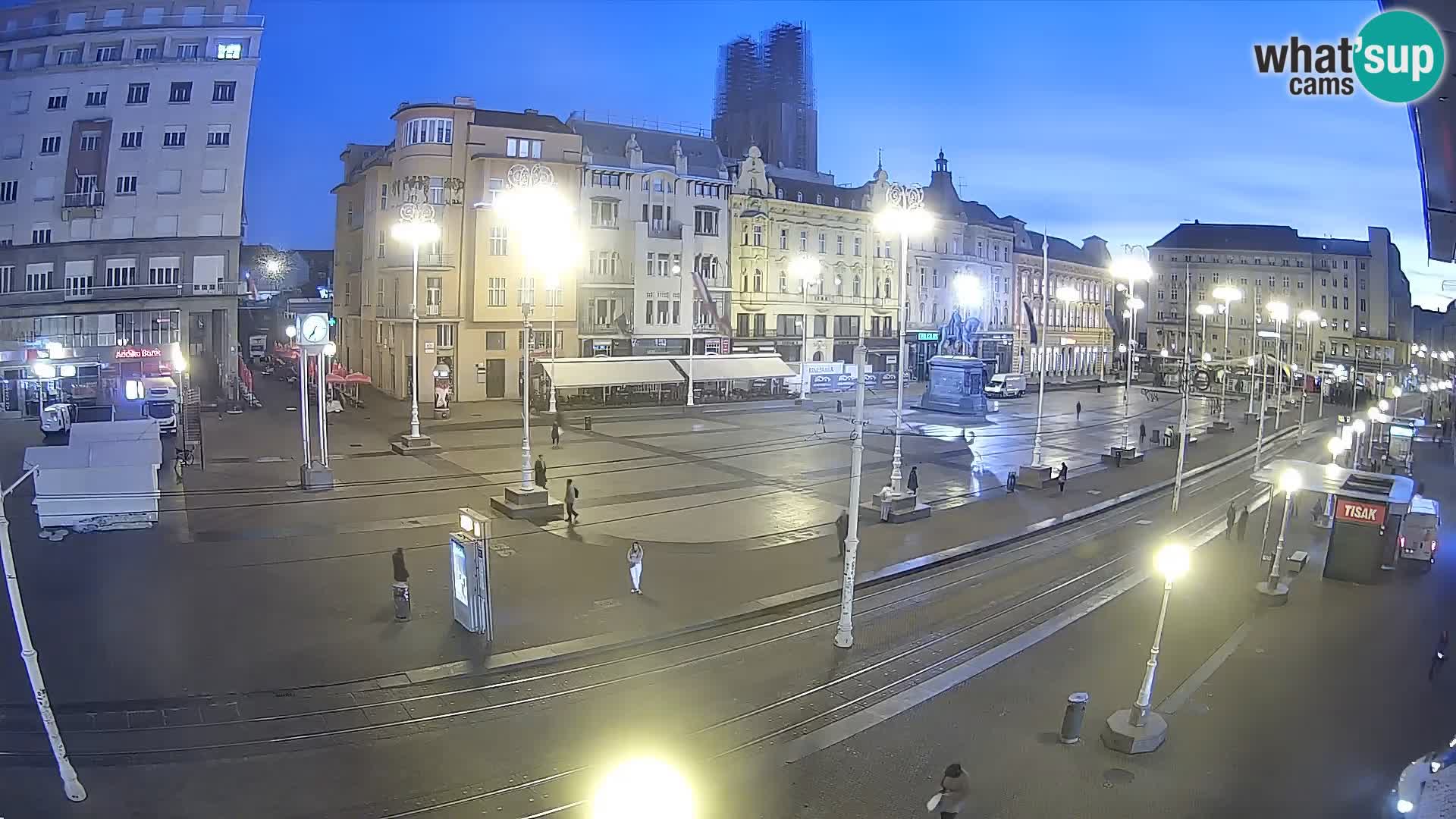 Zagreb live cam Bana Jelačića