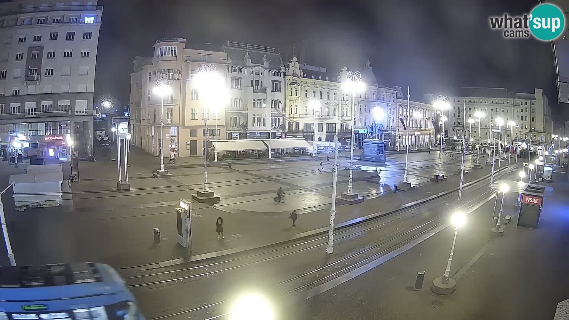 Zagreb webcam Ban Jelacica Platz | Kroatien