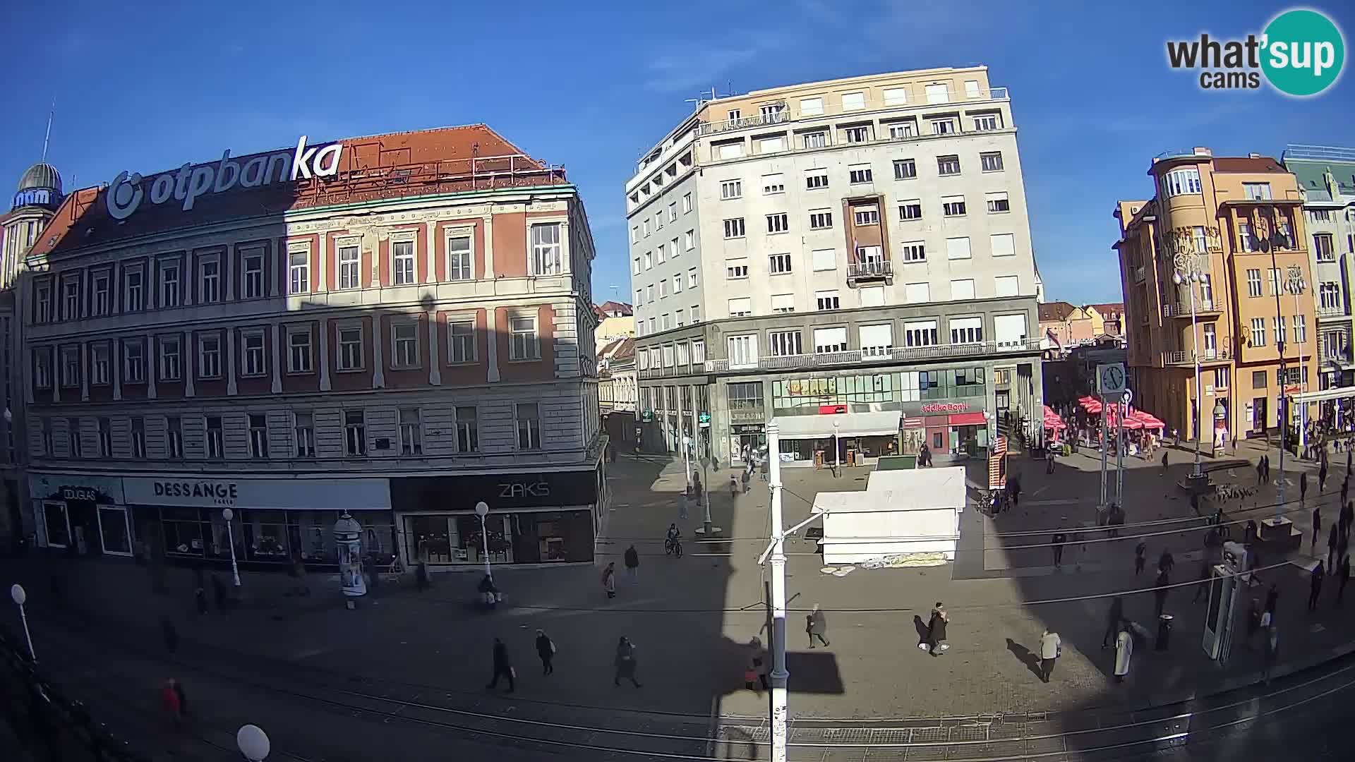 Webcam Zagabria Ban Jelacic piazza | Croazia