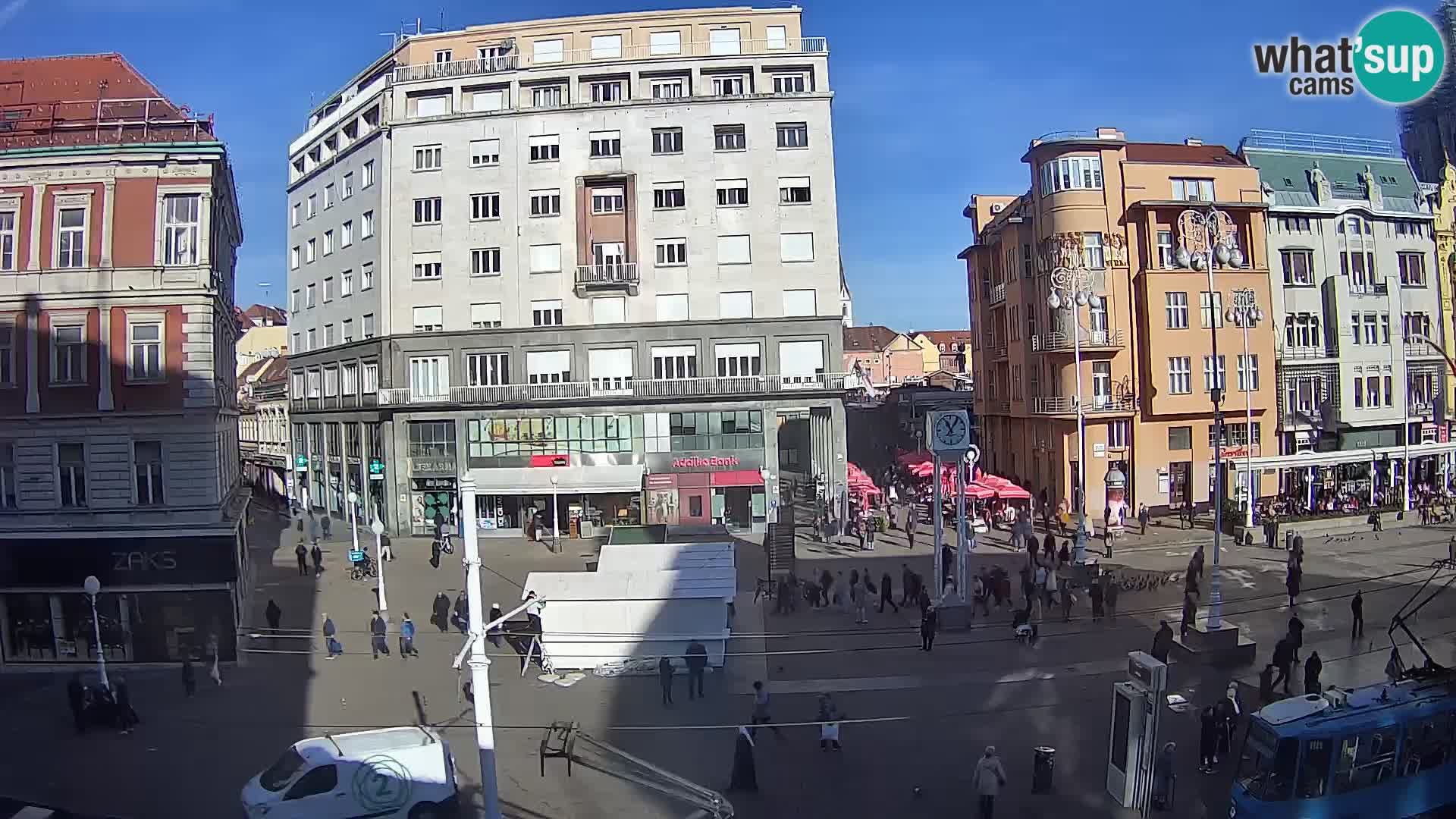 Webcam Zagabria Ban Jelacic piazza | Croazia