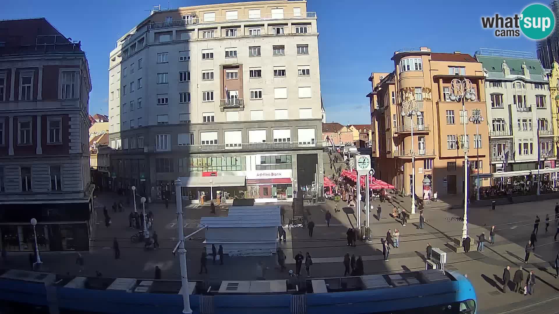 Zagreb live cam Bana Jelačića