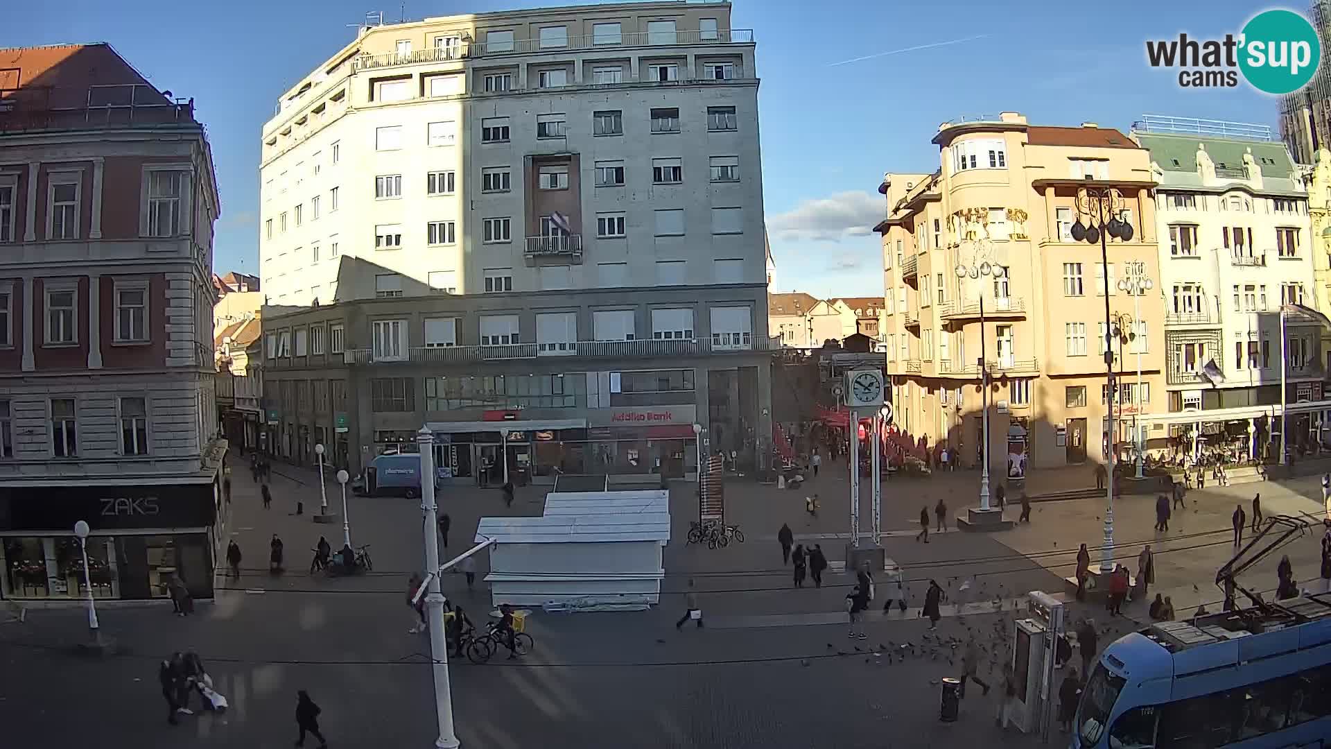 Webcam Zagabria Ban Jelacic piazza | Croazia