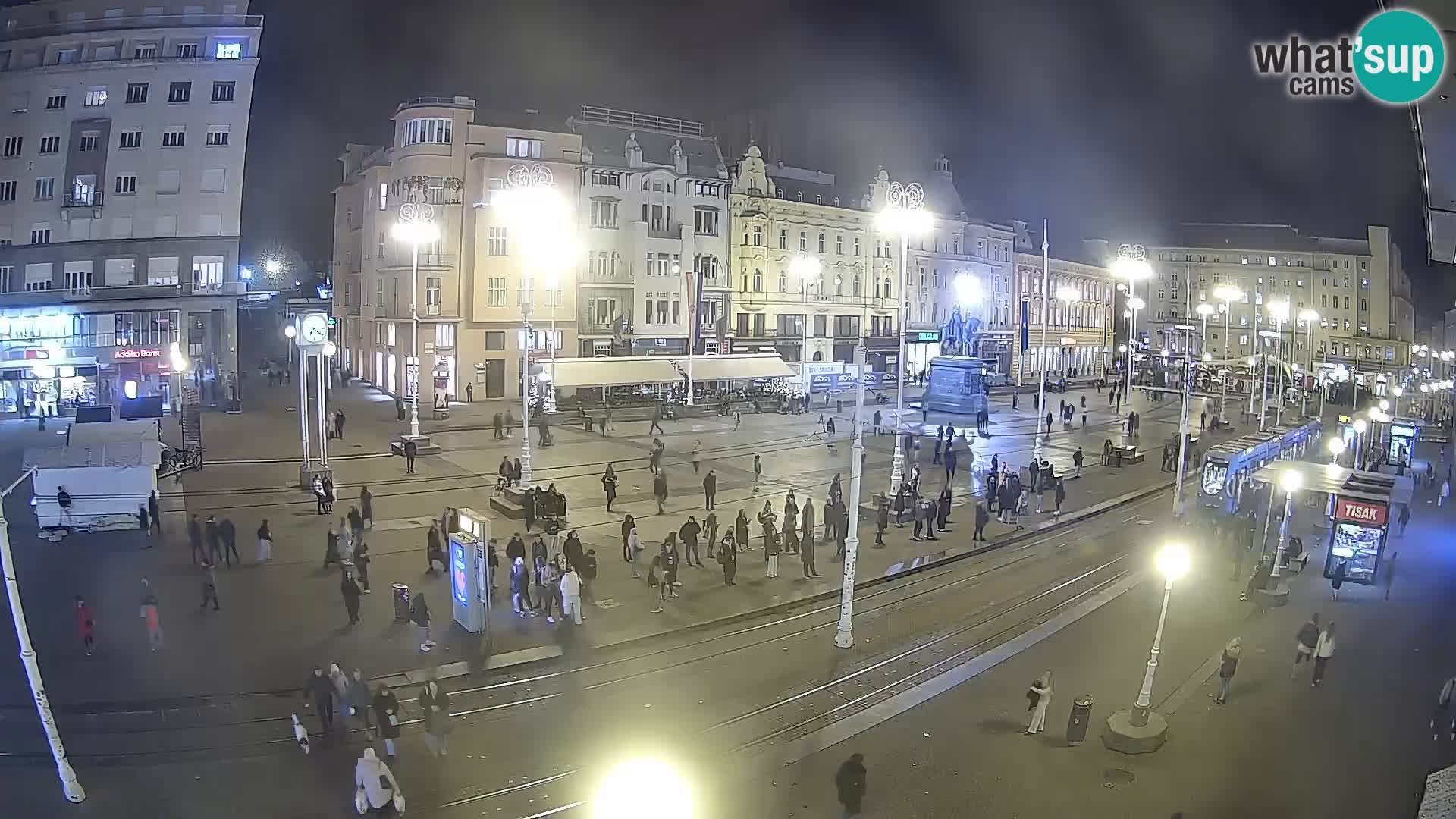 Webcam Zagabria Ban Jelacic piazza | Croazia