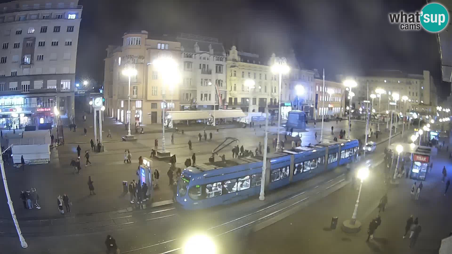 Webcam Zagabria Ban Jelacic piazza | Croazia