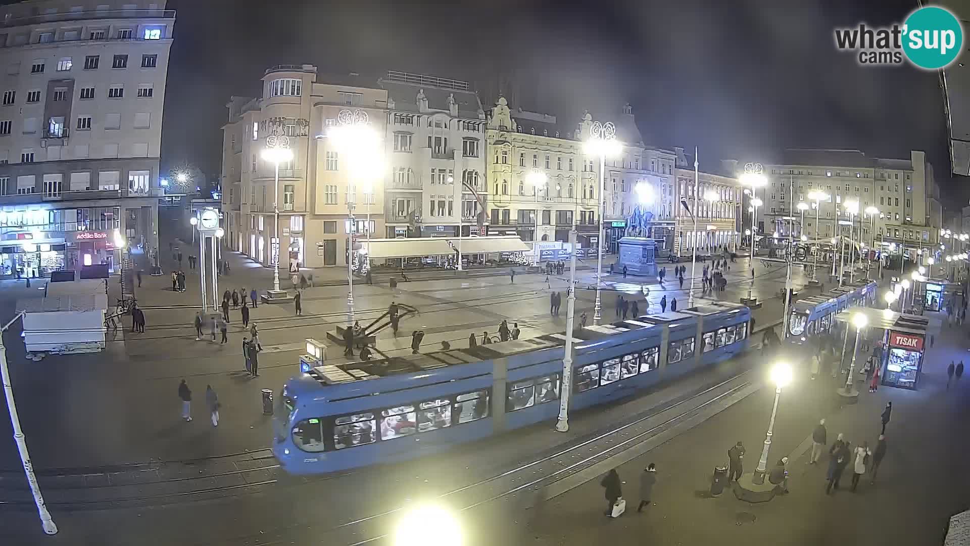 Webcam Zagabria Ban Jelacic piazza | Croazia