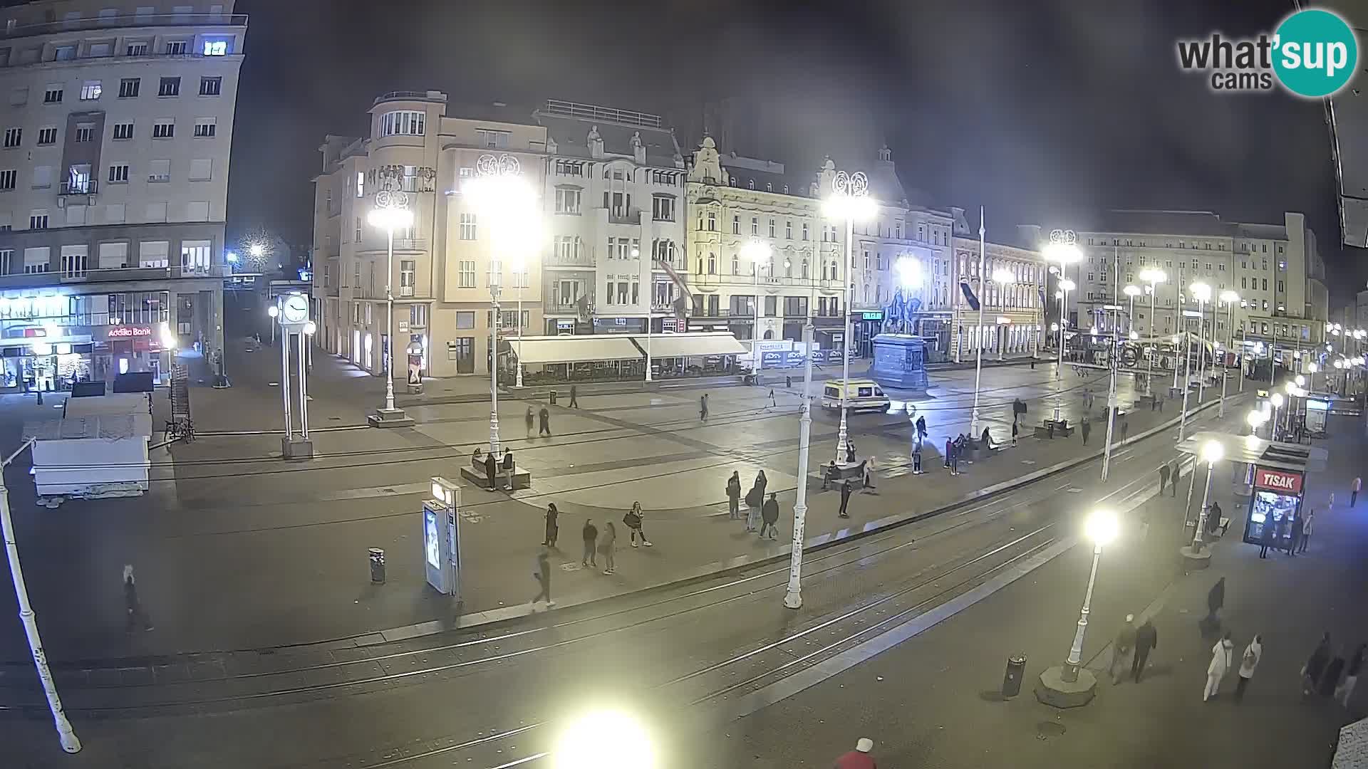 Webcam Zagabria Ban Jelacic piazza | Croazia