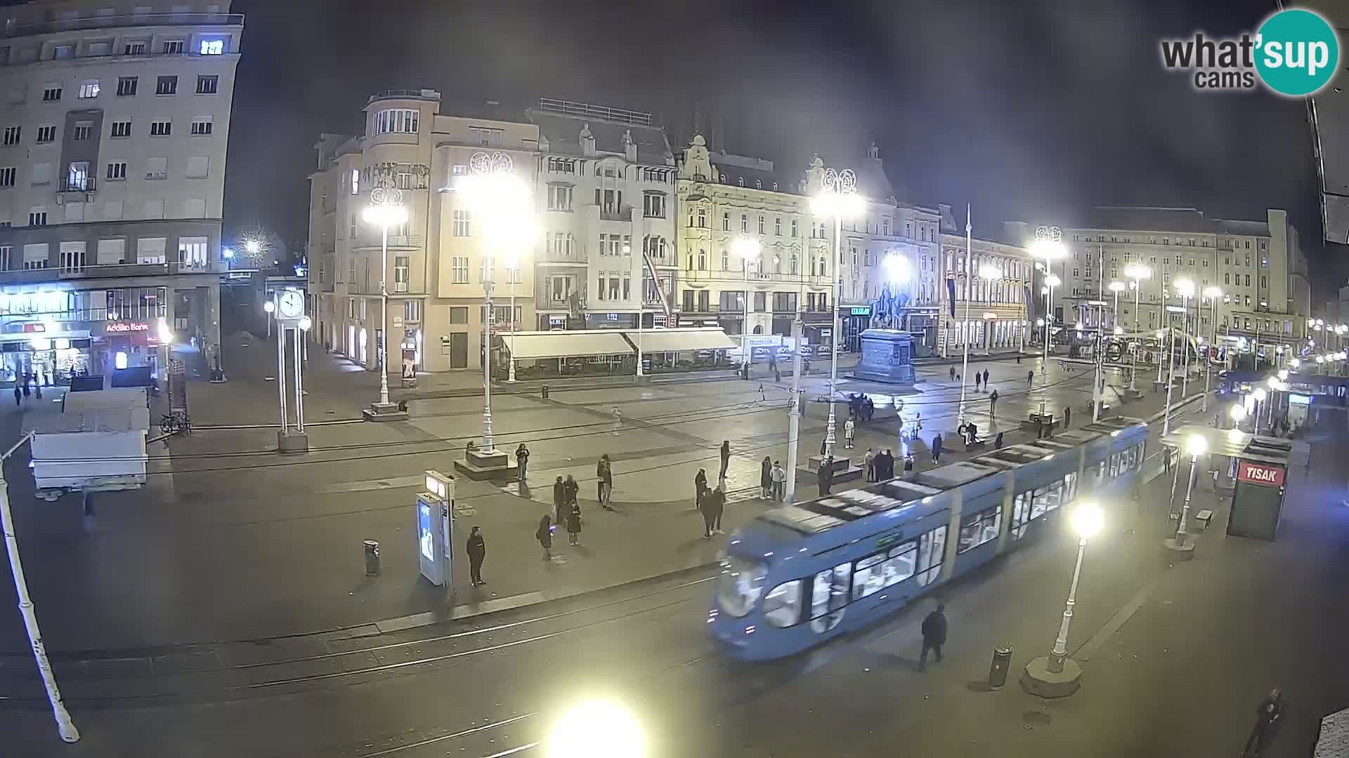 Webcam Zagabria Ban Jelacic piazza | Croazia