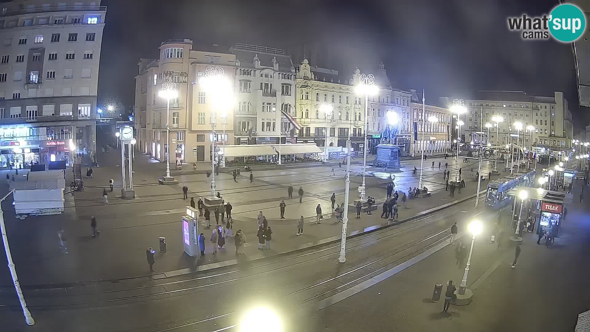 Webcam Zagabria Ban Jelacic piazza | Croazia