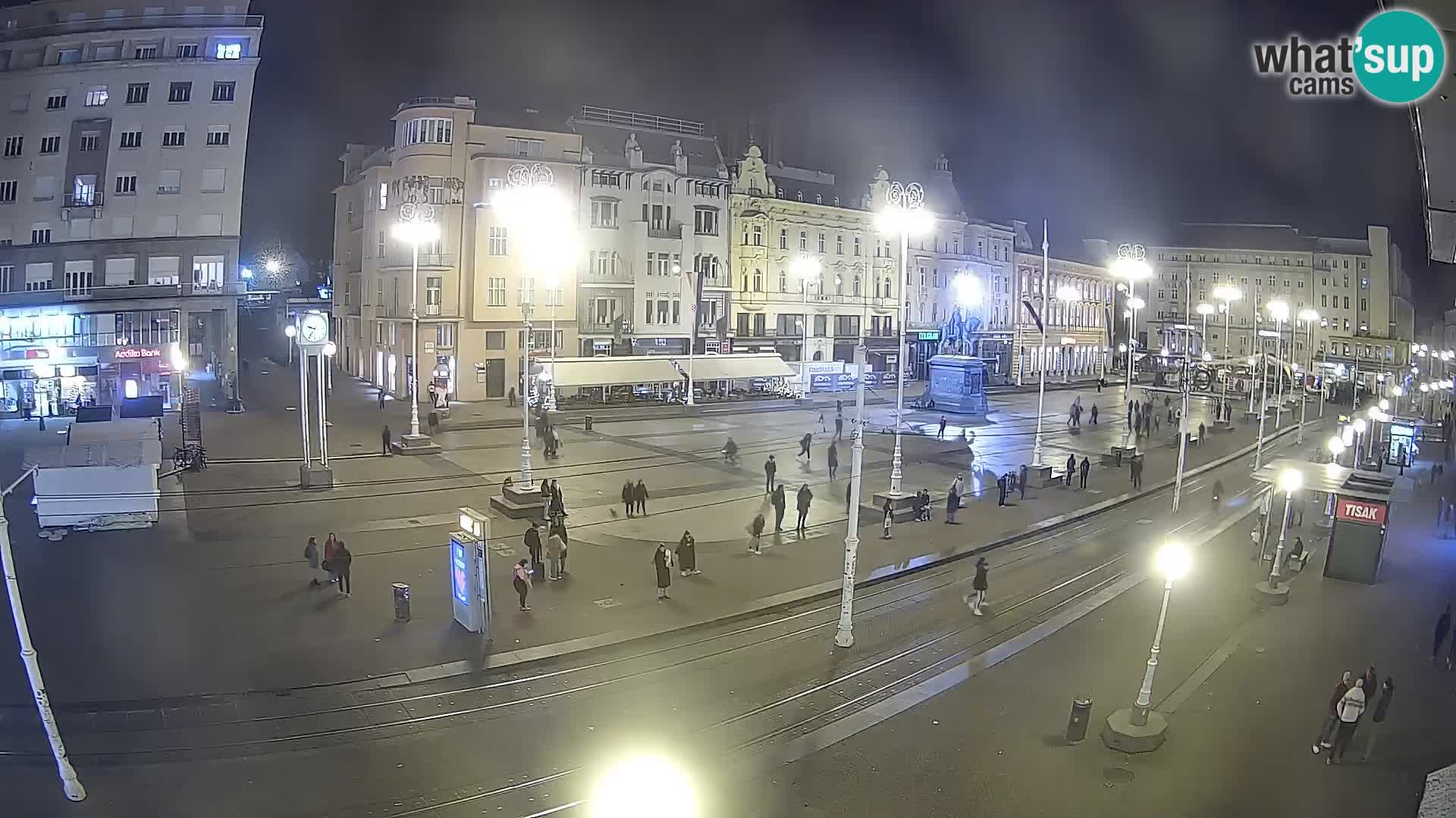 Webcam Zagabria Ban Jelacic piazza | Croazia