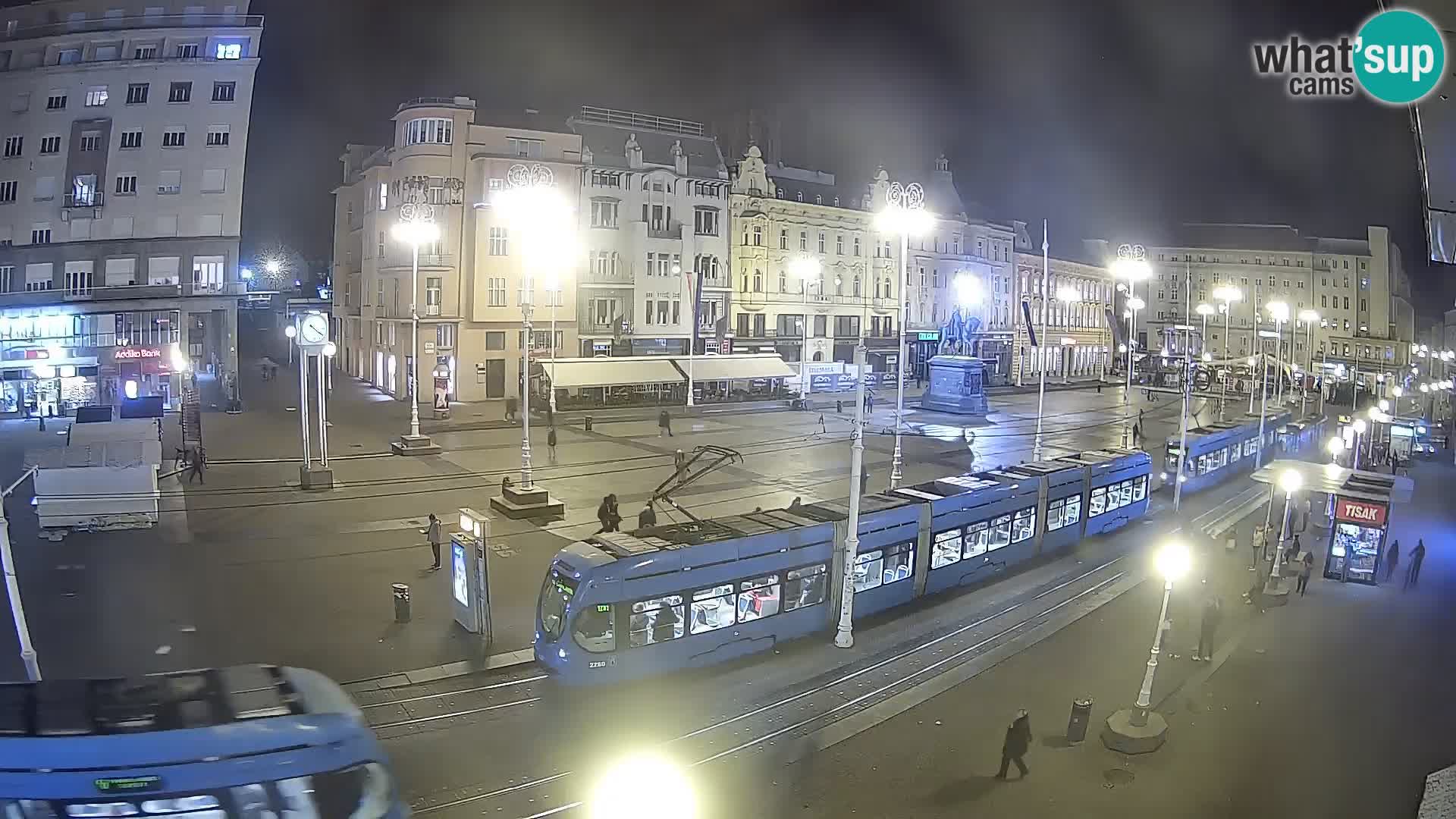 Zagreb webcam Ban Jelacica Platz | Kroatien