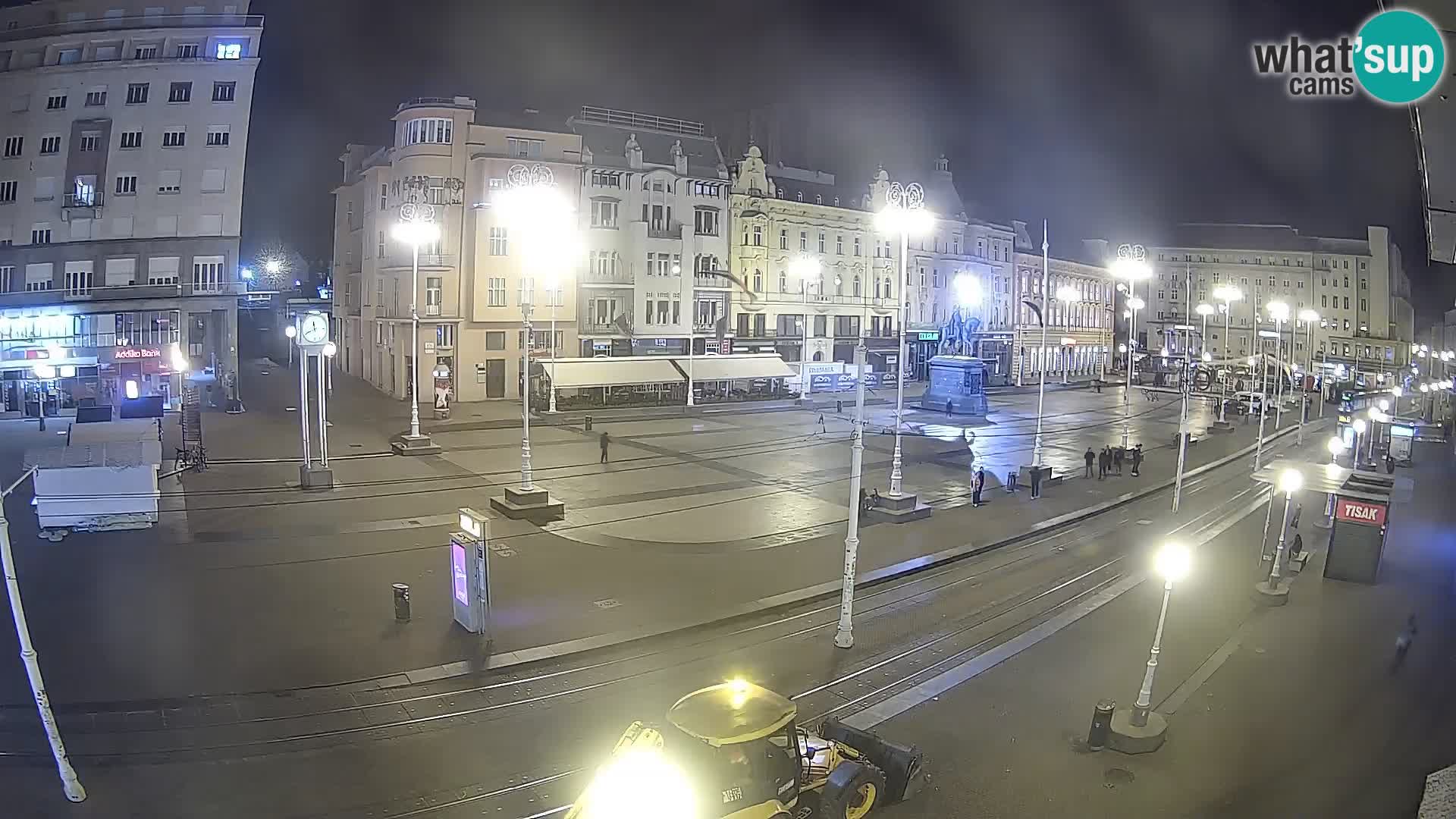 Webcam Zagabria Ban Jelacic piazza | Croazia