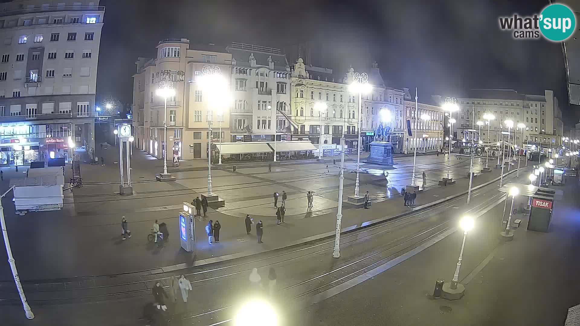 Zagreb webcam Ban Jelacica Platz | Kroatien