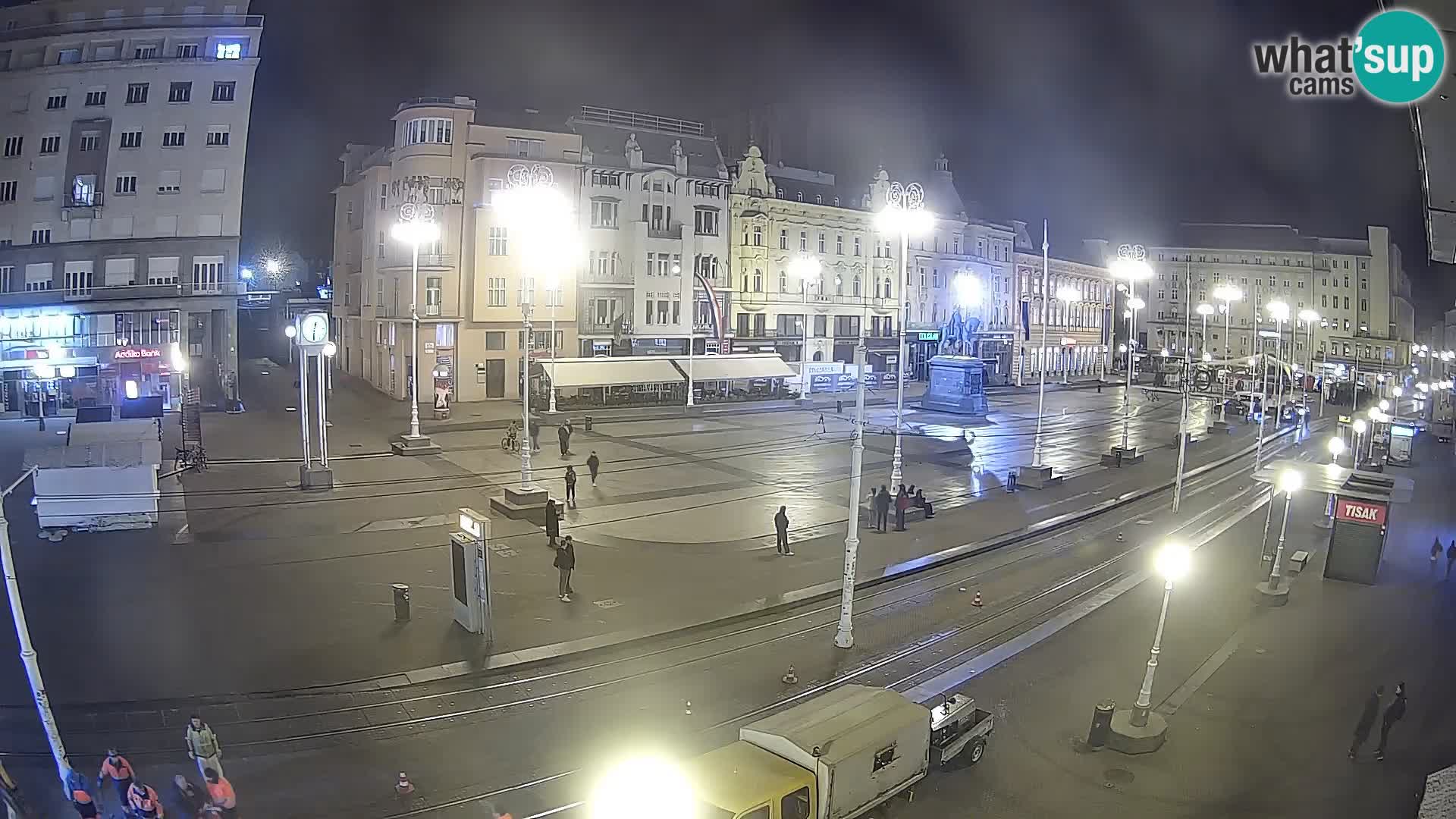 Zagreb live cam Bana Jelačića