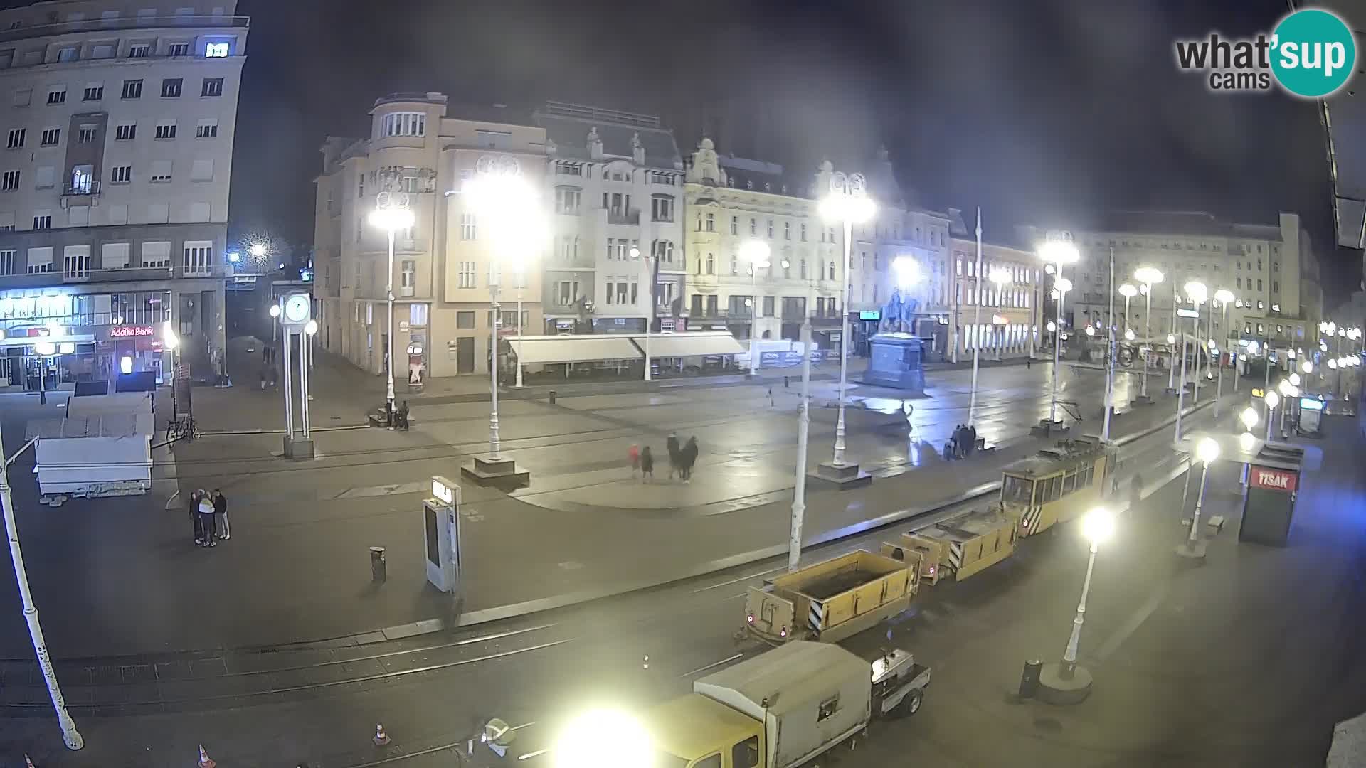 Zagreb webcam Ban Jelacica Platz | Kroatien