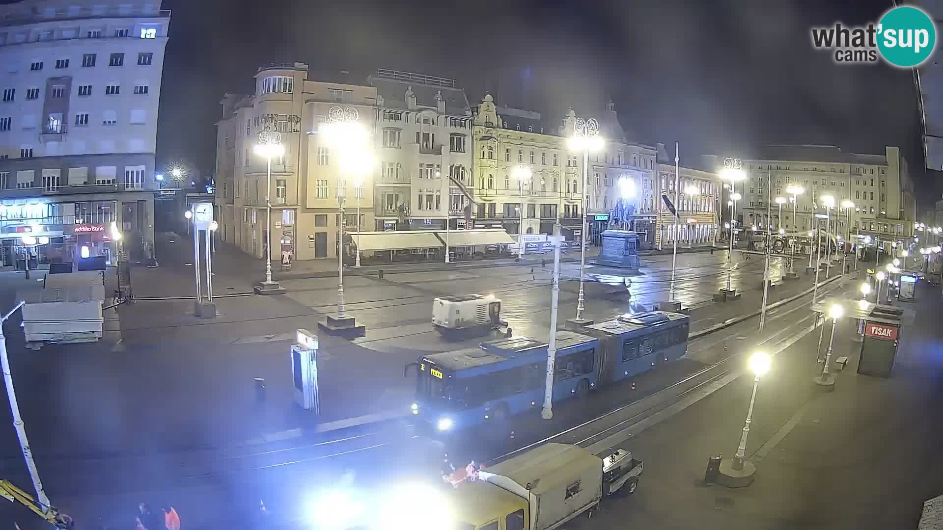 Zagreb live cam Bana Jelačića