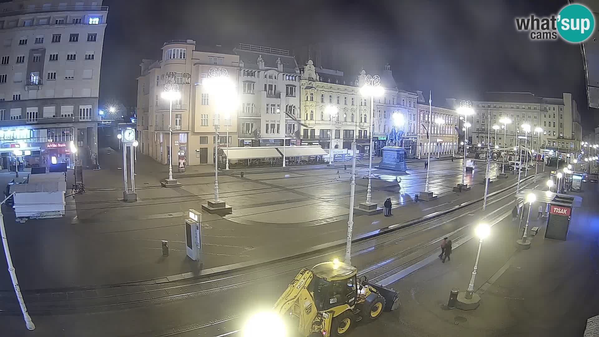 Zagreb webcam Ban Jelacica Platz | Kroatien