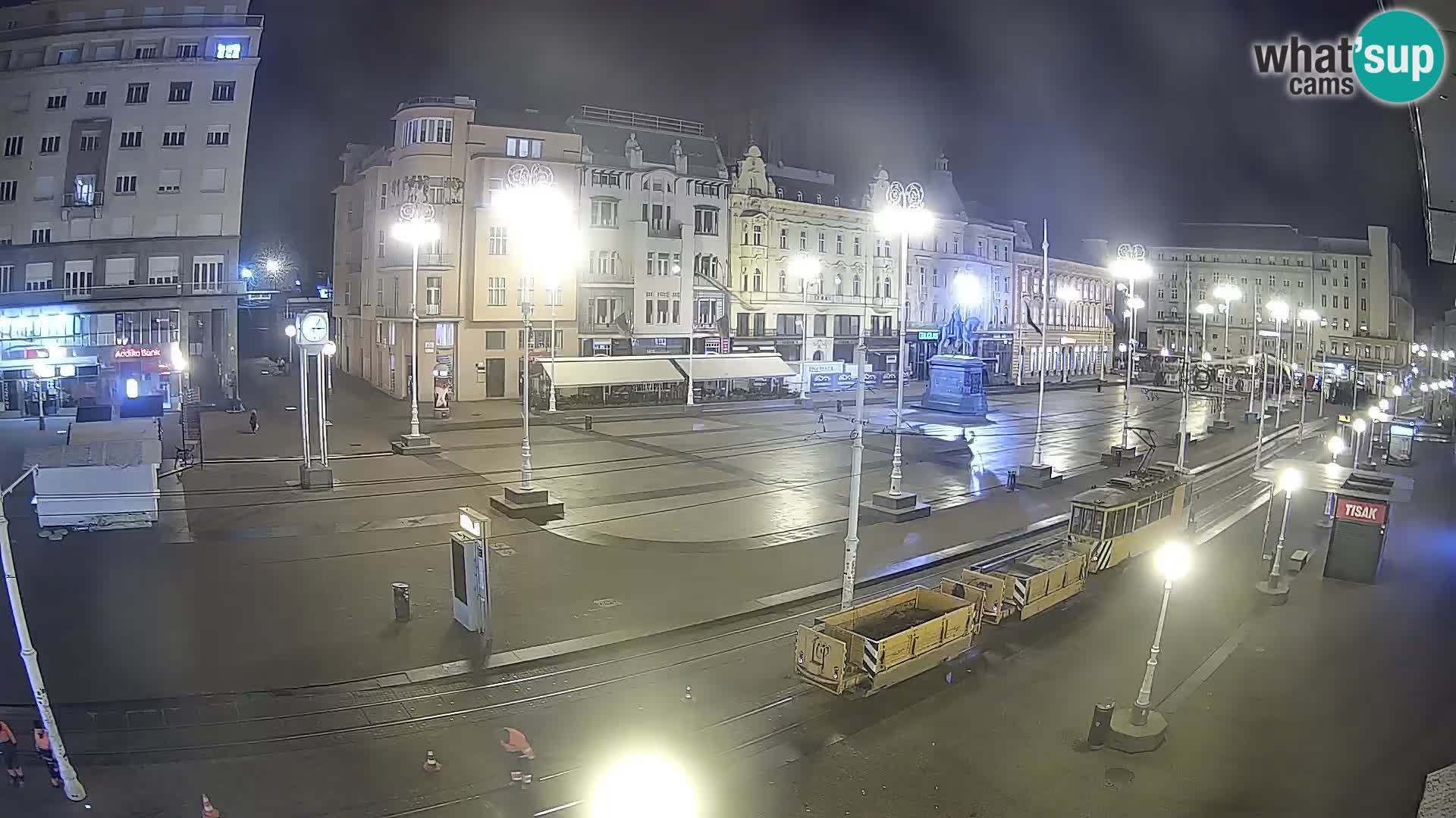 Zagreb webcam Ban Jelacica Platz | Kroatien