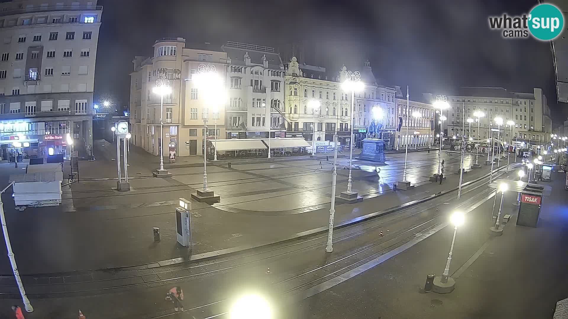 Webcam Zagabria Ban Jelacic piazza | Croazia