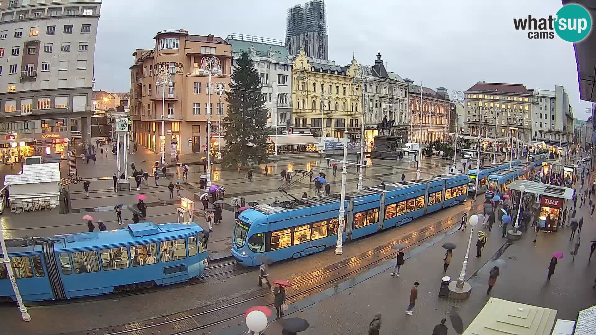 Zagreb live cam Bana Jelačića