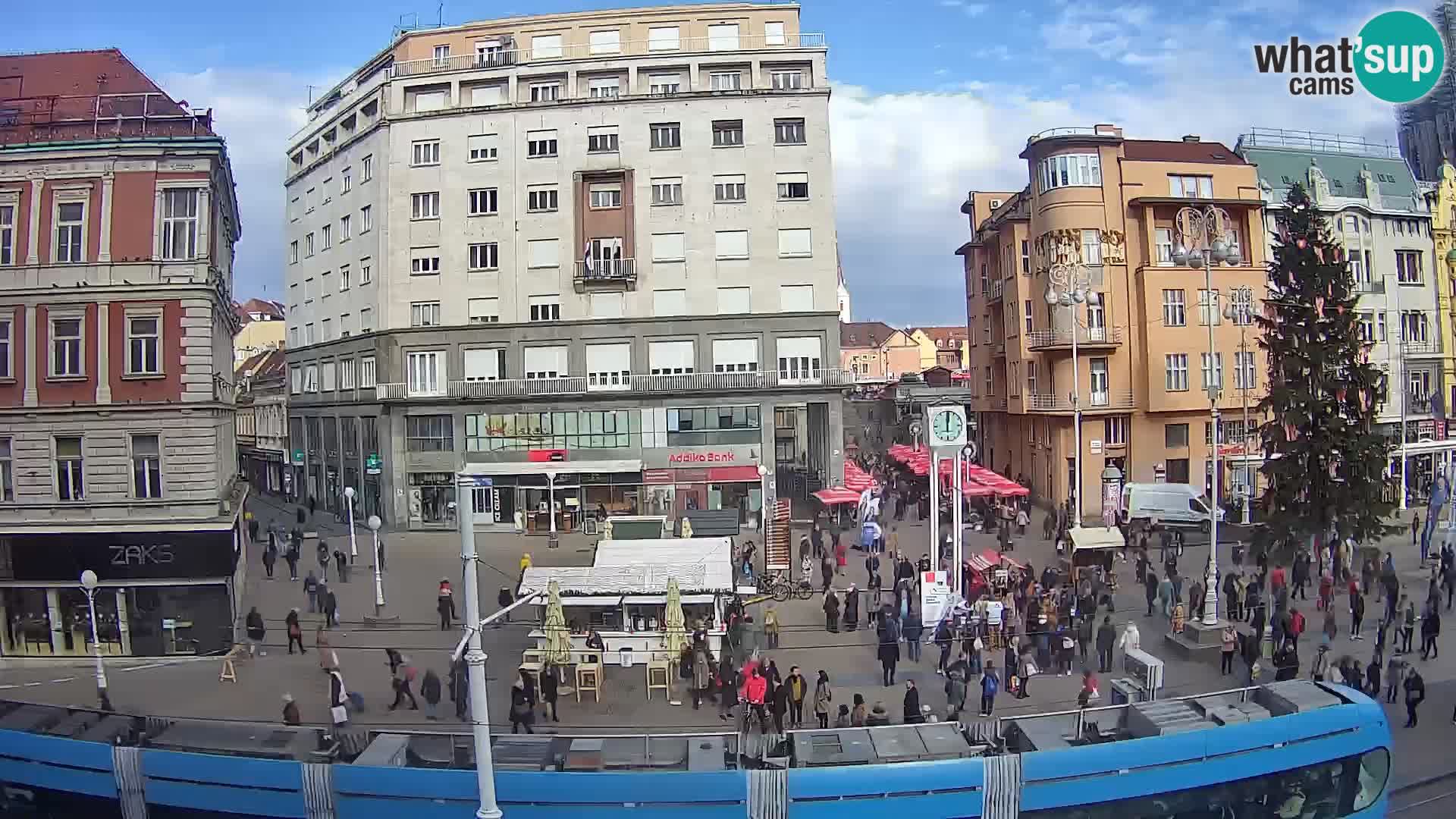 Webcam Zagabria Ban Jelacic piazza | Croazia