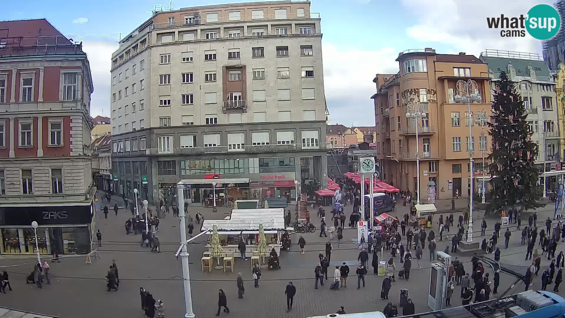 Zagreb live cam Bana Jelačića