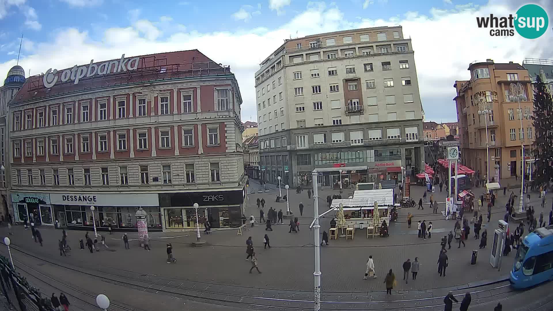 Zagreb live cam Bana Jelačića