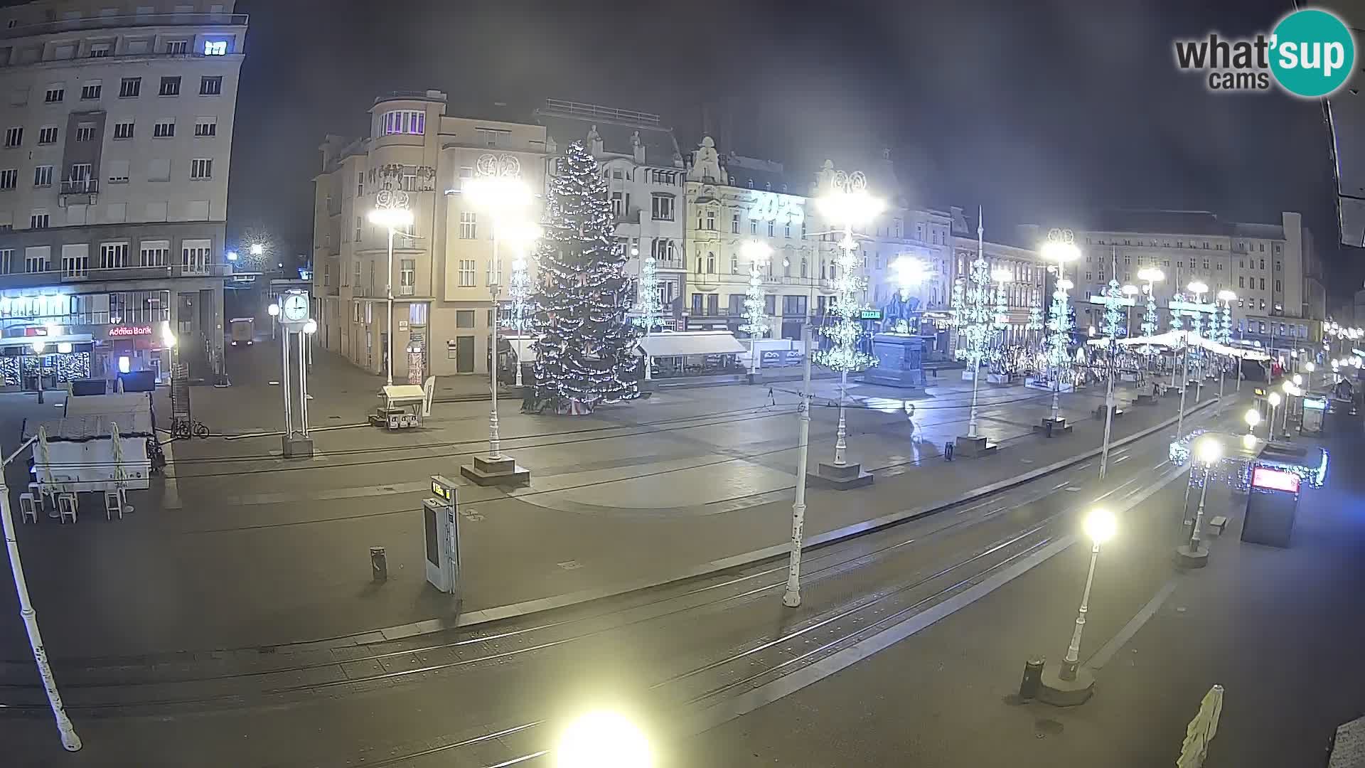 Zagreb webcam Ban Jelacica Platz | Kroatien