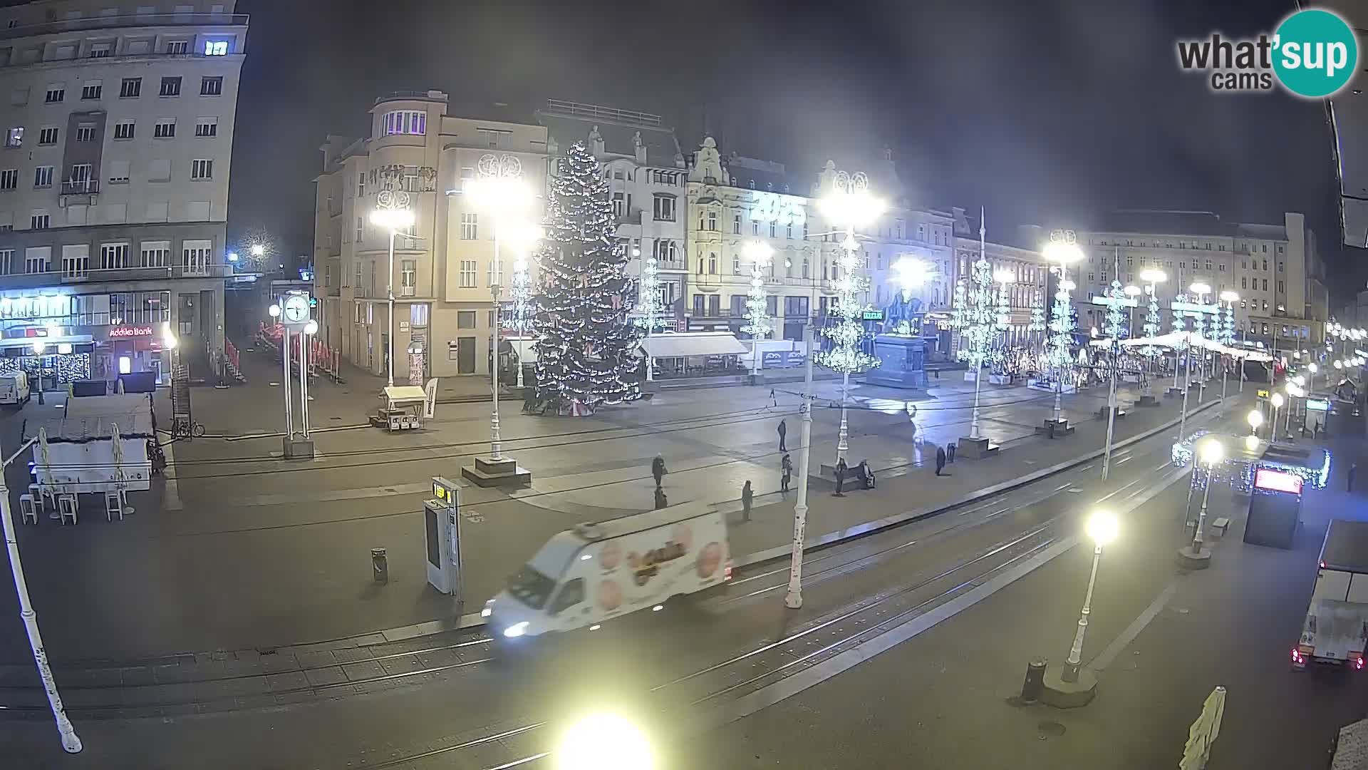 Webcam Zagabria Ban Jelacic piazza | Croazia