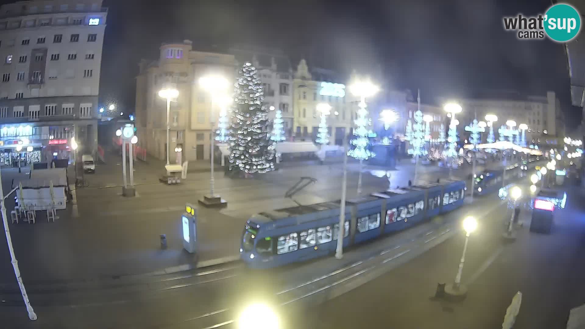 Zagreb webcam Ban Jelacica Platz | Kroatien