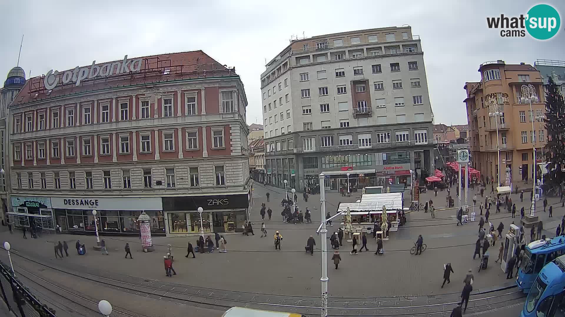 Zagreb live cam Bana Jelačića