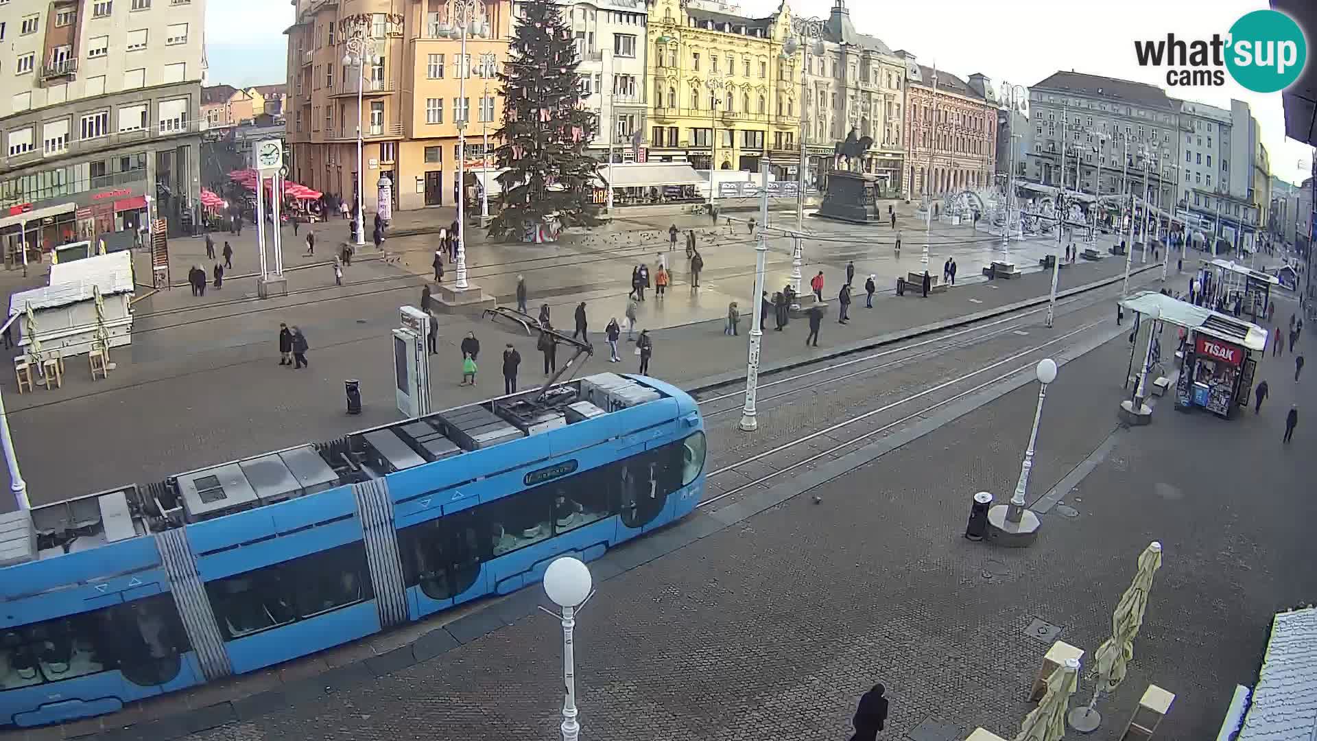 Spletna kamera Zagreb Ban Jelačić