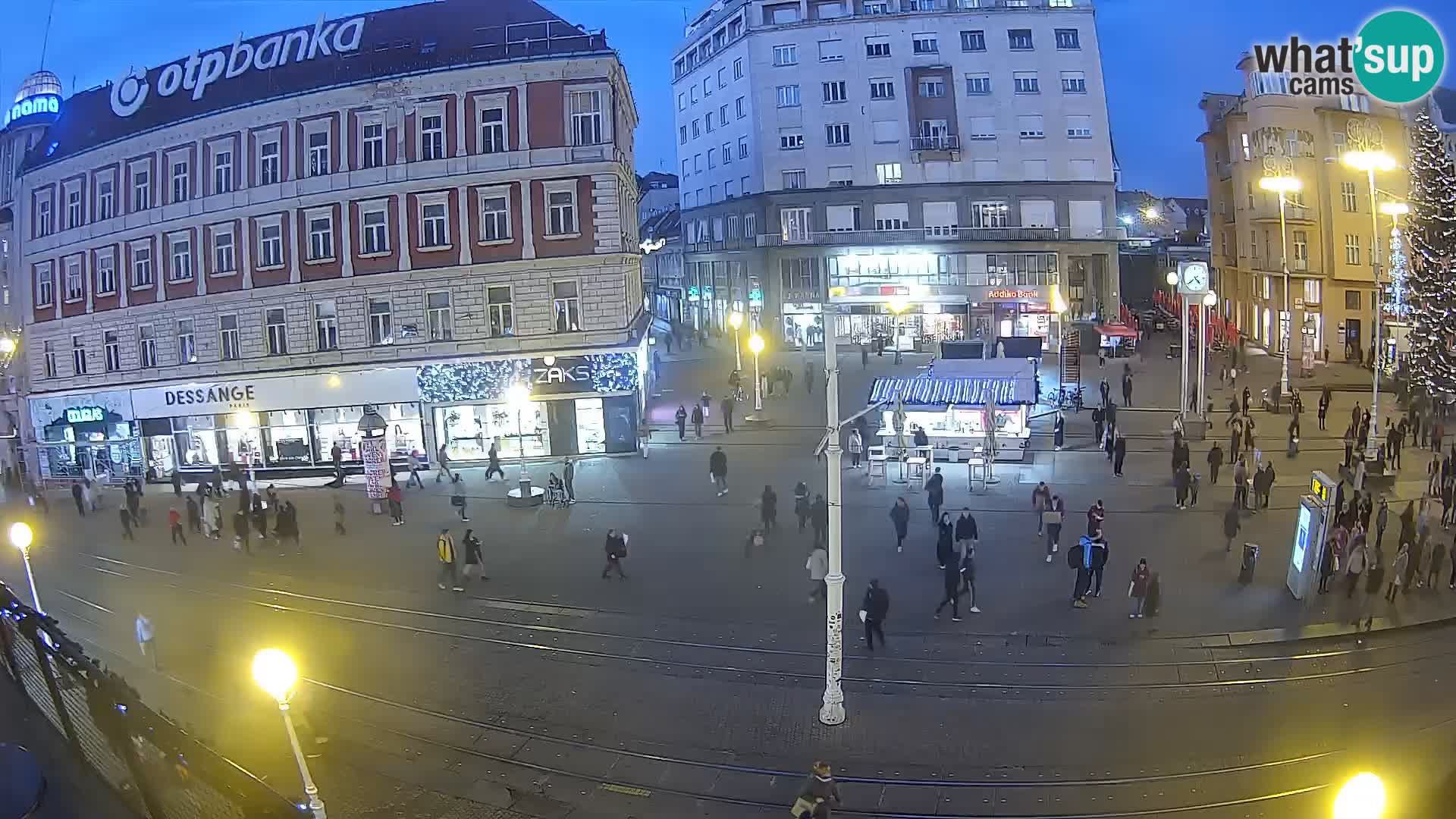 Zagreb live cam Bana Jelačića