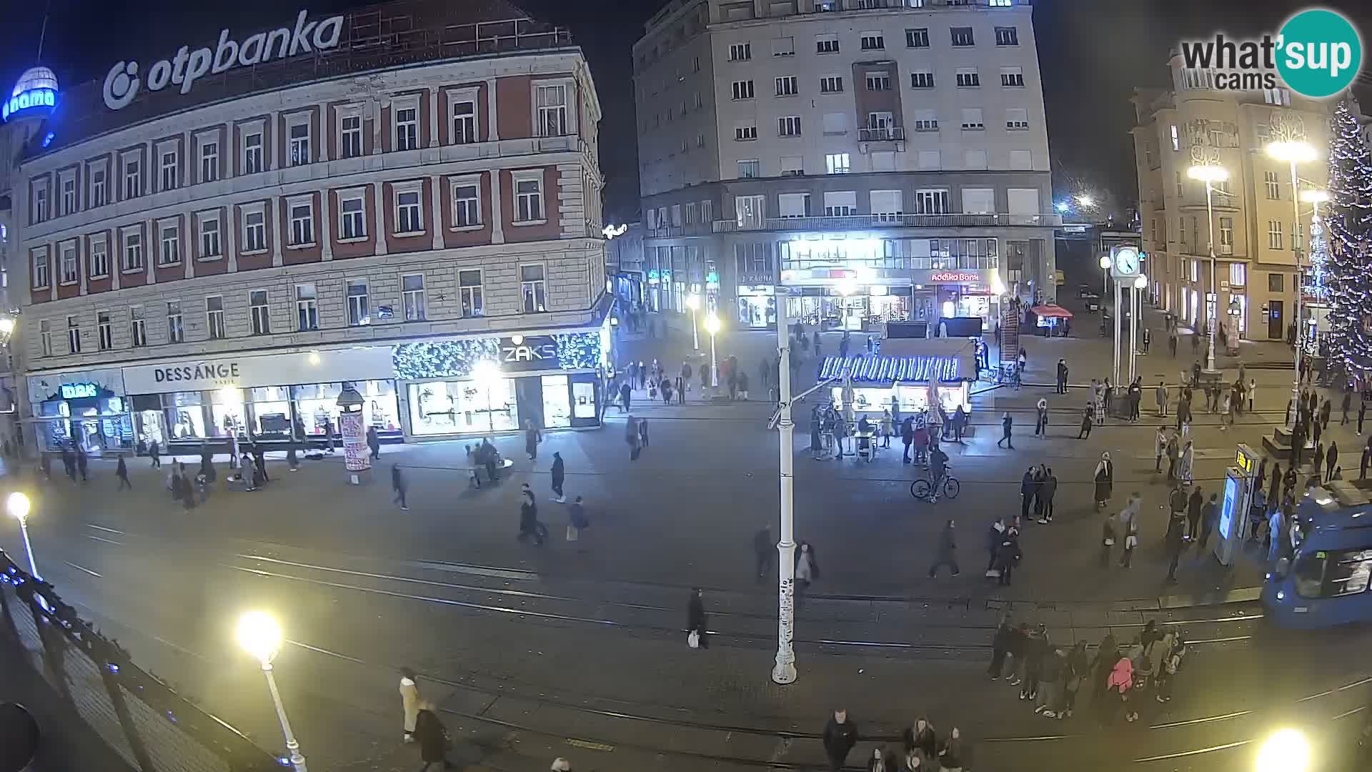 Zagreb live cam Bana Jelačića