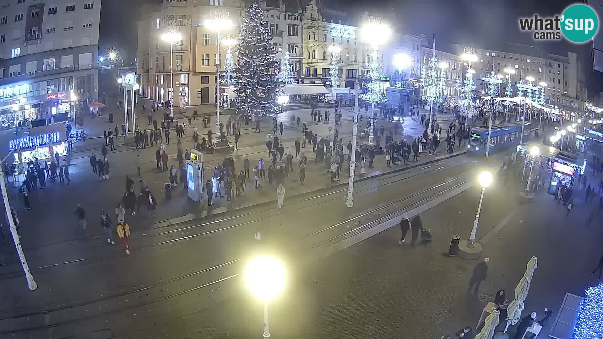 Zagreb live cam Bana Jelačića