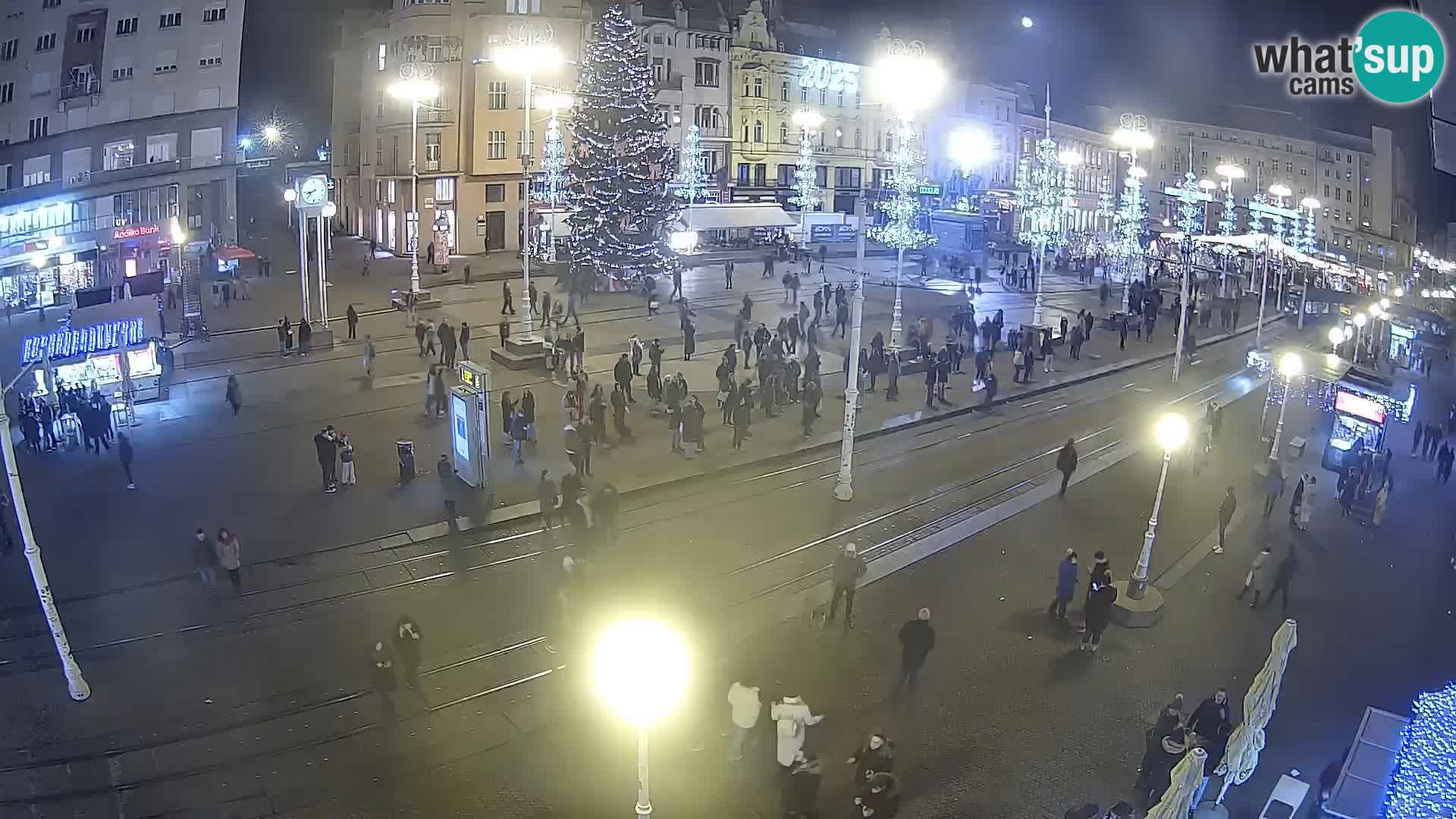 Zagreb live cam Bana Jelačića