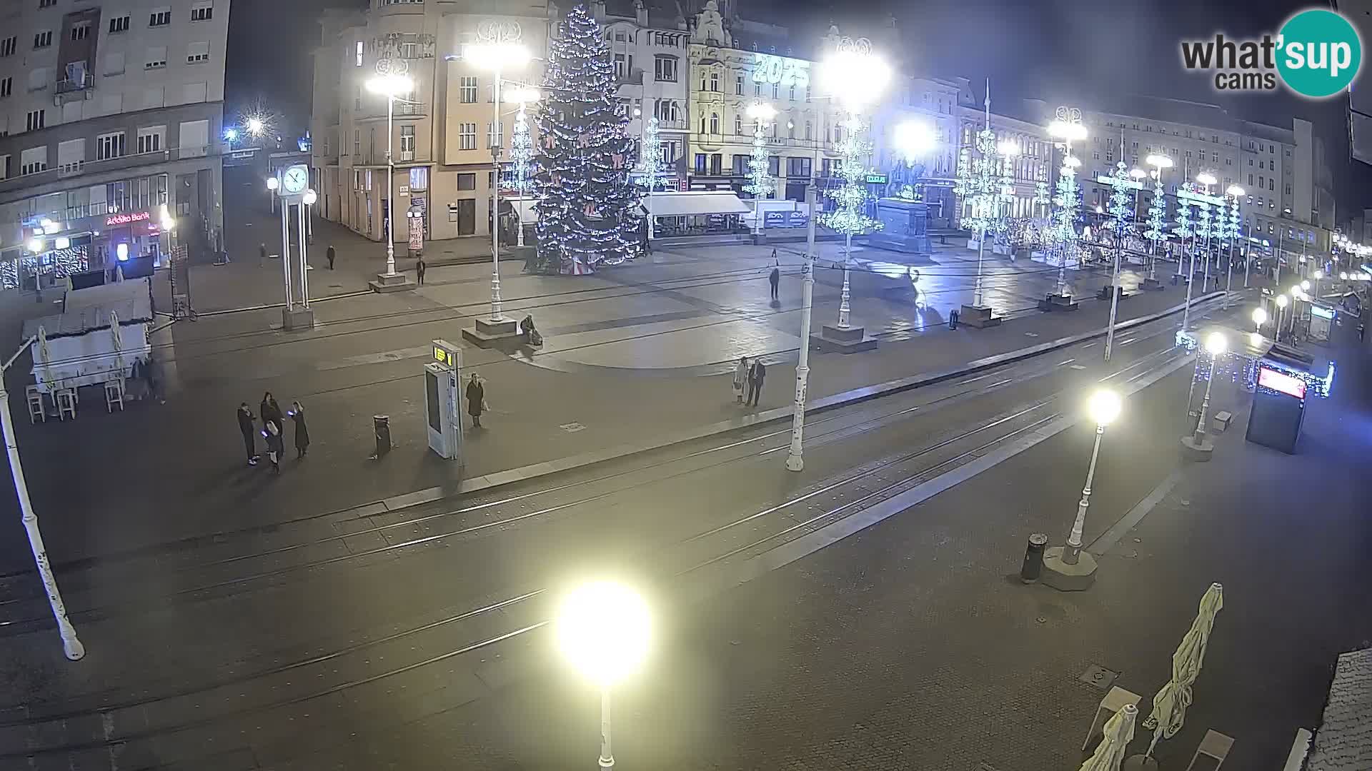 Webcam Zagabria Ban Jelacic piazza | Croazia